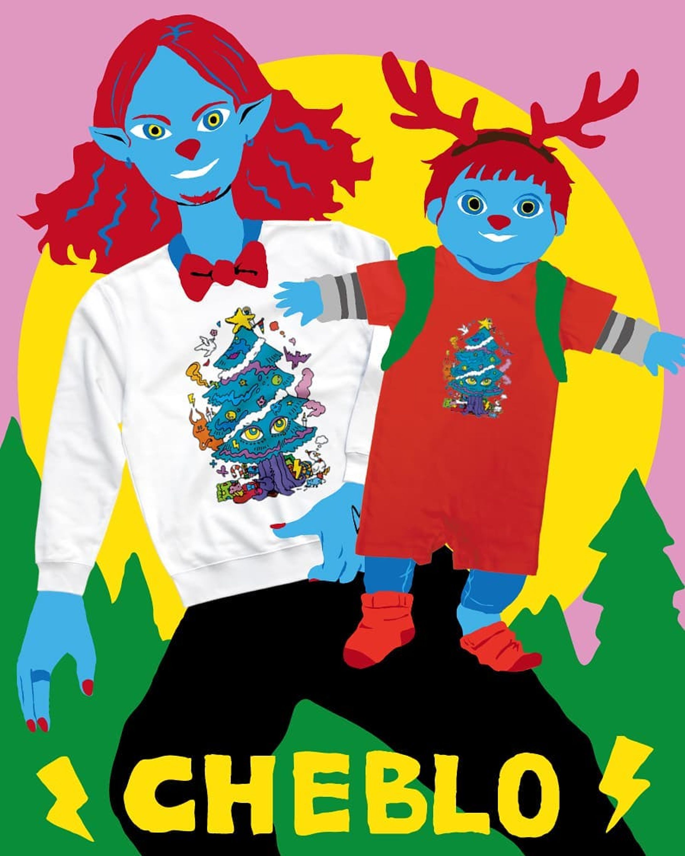 【CALL MOLA 】 とCHEBLOのクリスマス🎄コラボ商品🎅🌈
・
・
【スズリ】のCHEBLOのショップで販売中です🎁
・
他にも色んな商品があるので、よかったら覗いてみてね💖
・
・
#cheblo#ポップ#イラスト#カラフル#fashion#illust#pic#絵#character#illustrator#illustrator #colorful#pop#cute#ベビー服#baby#daddy #ベビー#子ども#クリスマス#xmas#christmas#presents#スウェット#出島#ショップ#ストリート#キャラクター#ファッション#santa#family-1