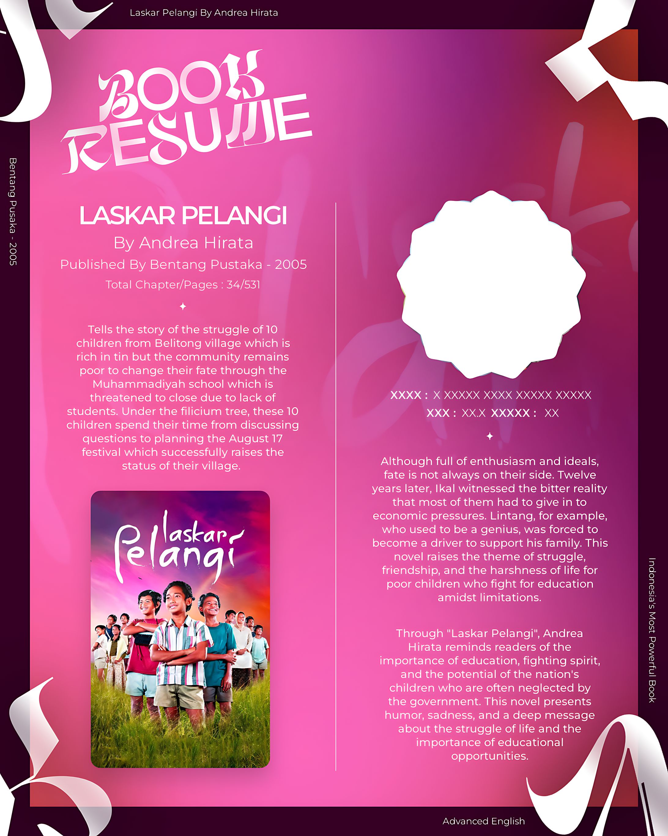 Resume Laskar Pelangi - Educational-1