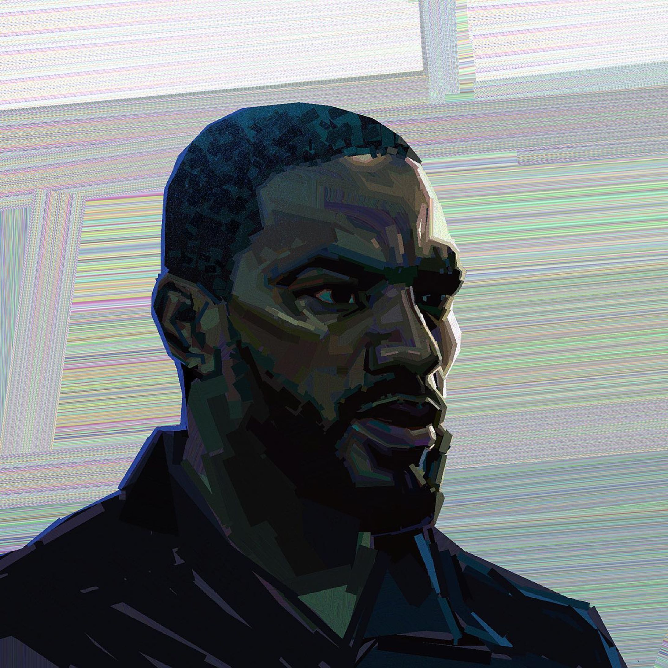 Mothermilk from @theboystv 
I almost forgot him 🫡🫡🫡
.
.
.
#art #artwork #painting #paintingart #digitalpainting #digitalart #portraitpainting #theboys #theboystv #heavypaint #heavypaintapp-1