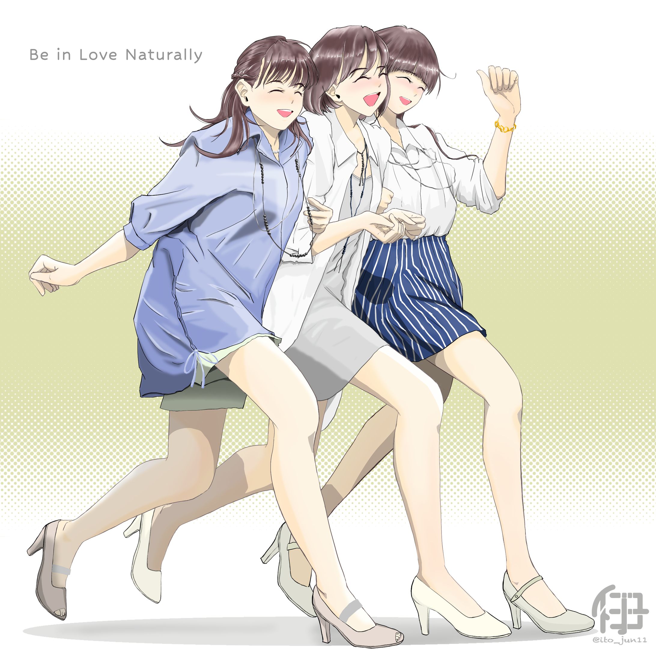 全身イラスト作例-1