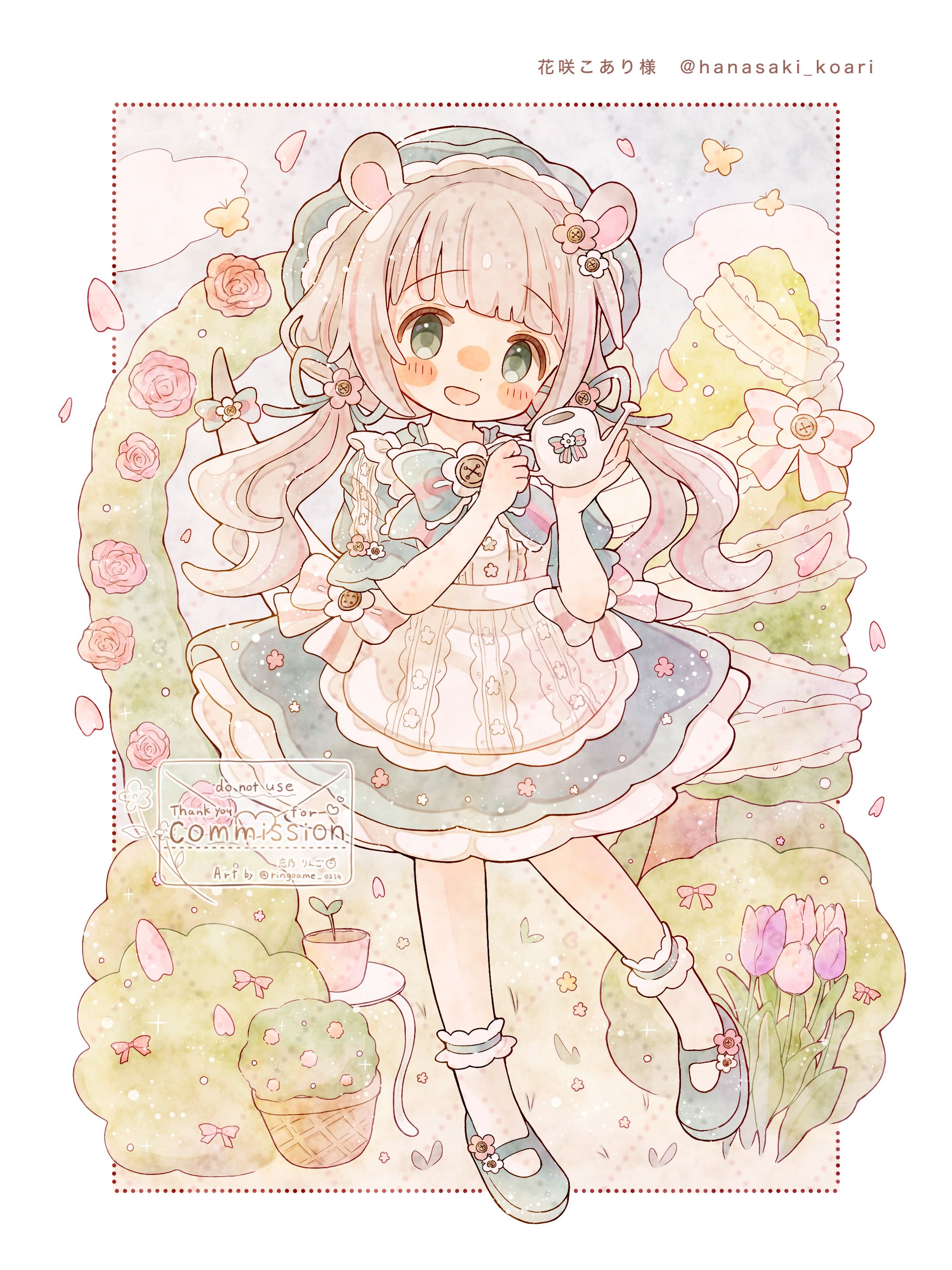 【ご依頼】花咲こあり様　コラボグッズ用イラスト-1
