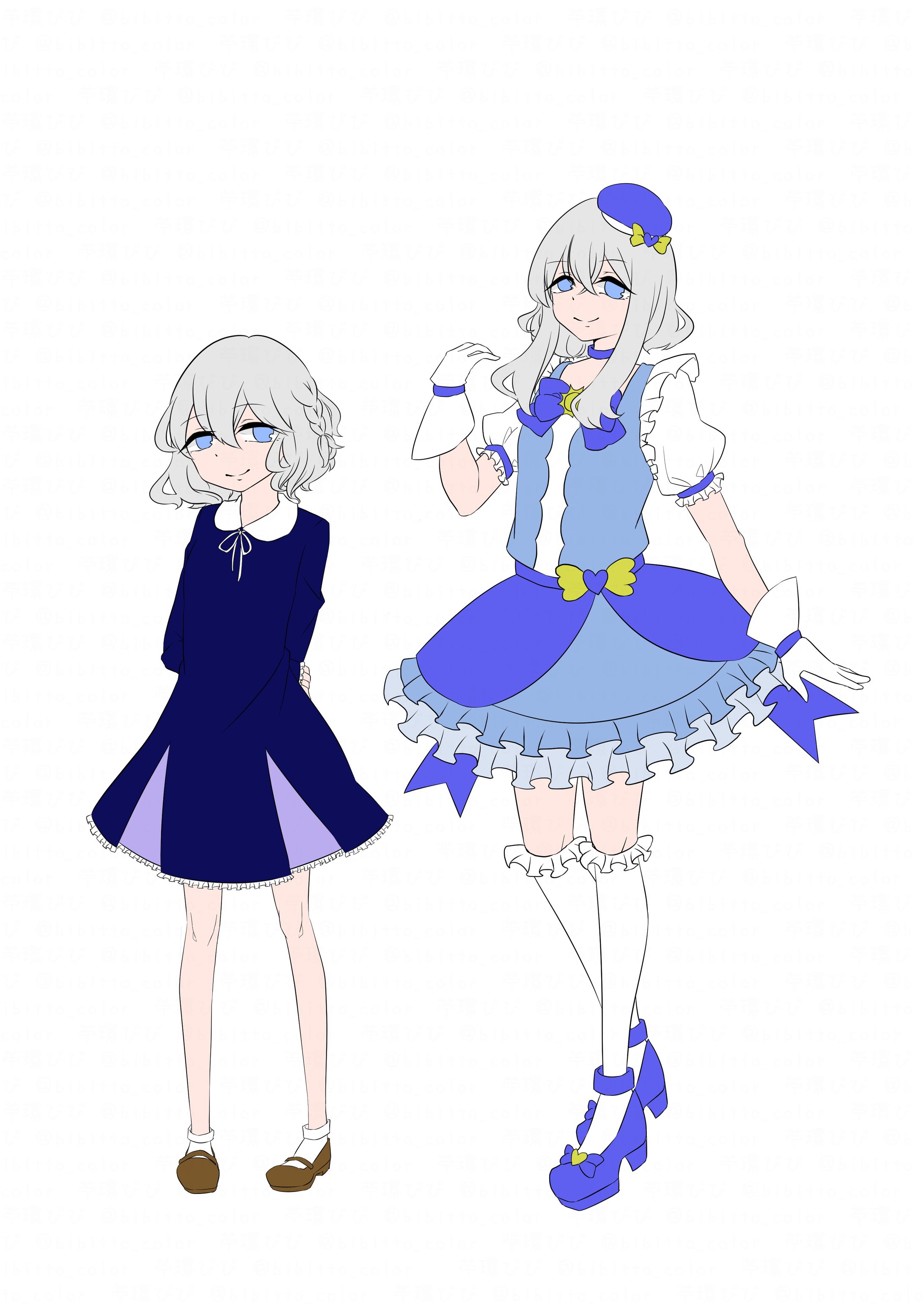 日和（魔法少女の姿） 立ち絵-1