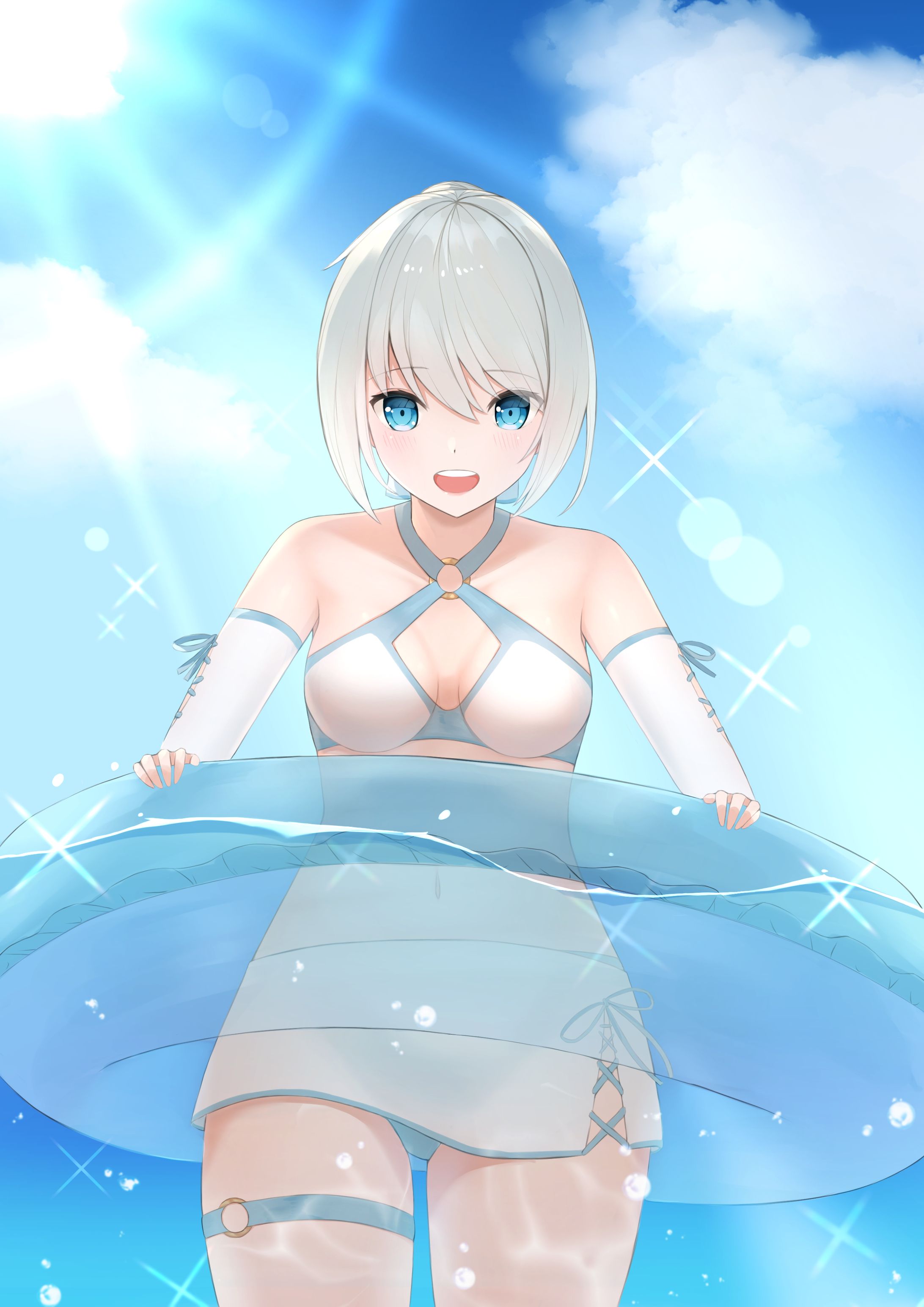 Twitterに投稿した7〜8月の水着イラスト-1