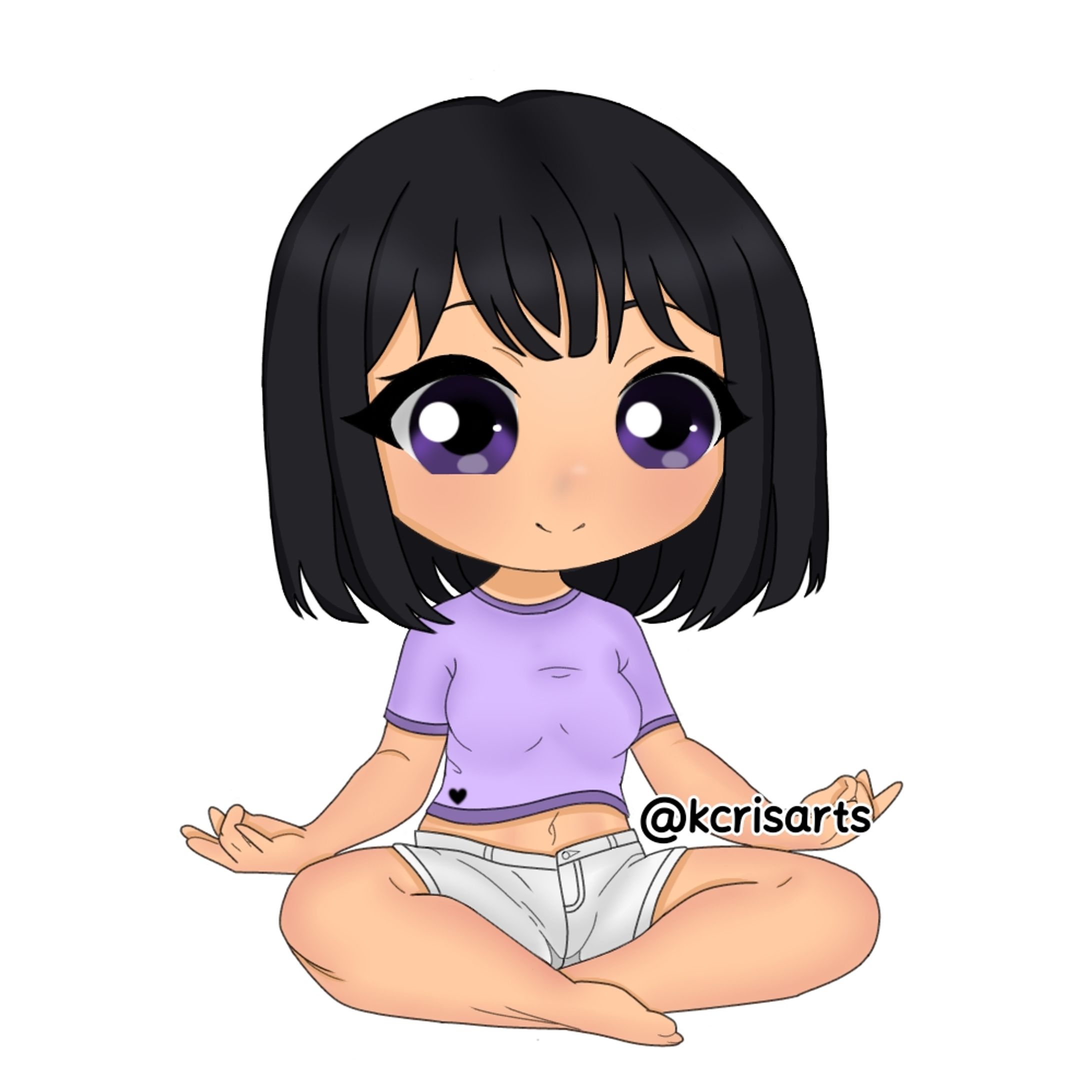 Chibi Meditating-1