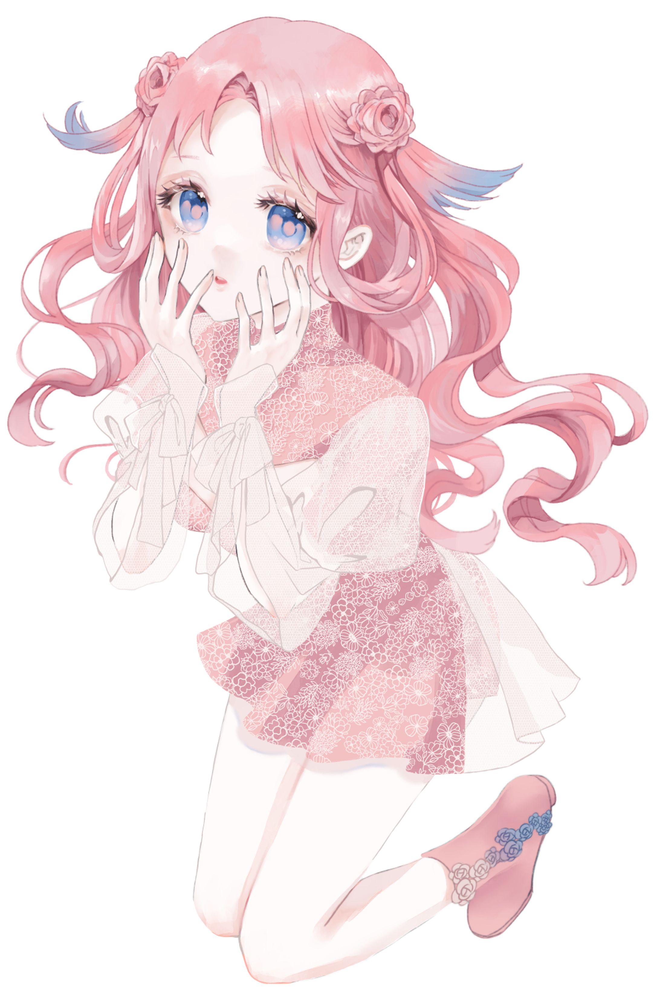 一次創作/女の子/ピンク-1