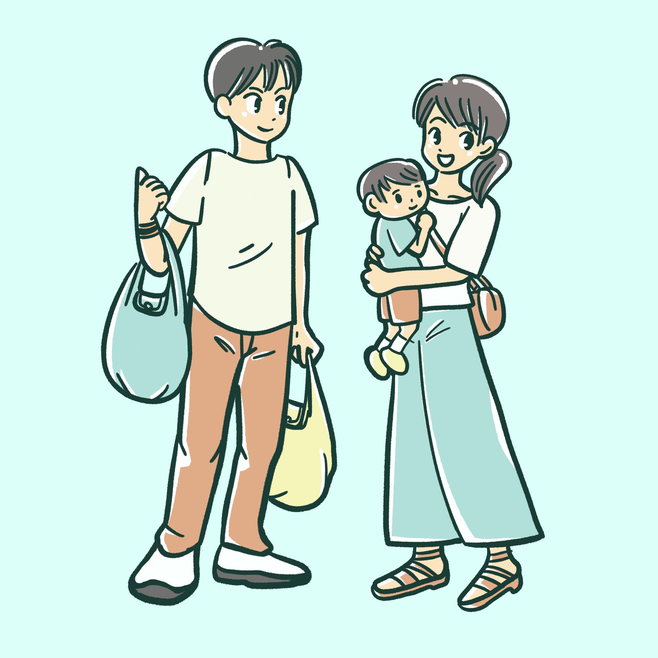 ファミリーイラスト-1