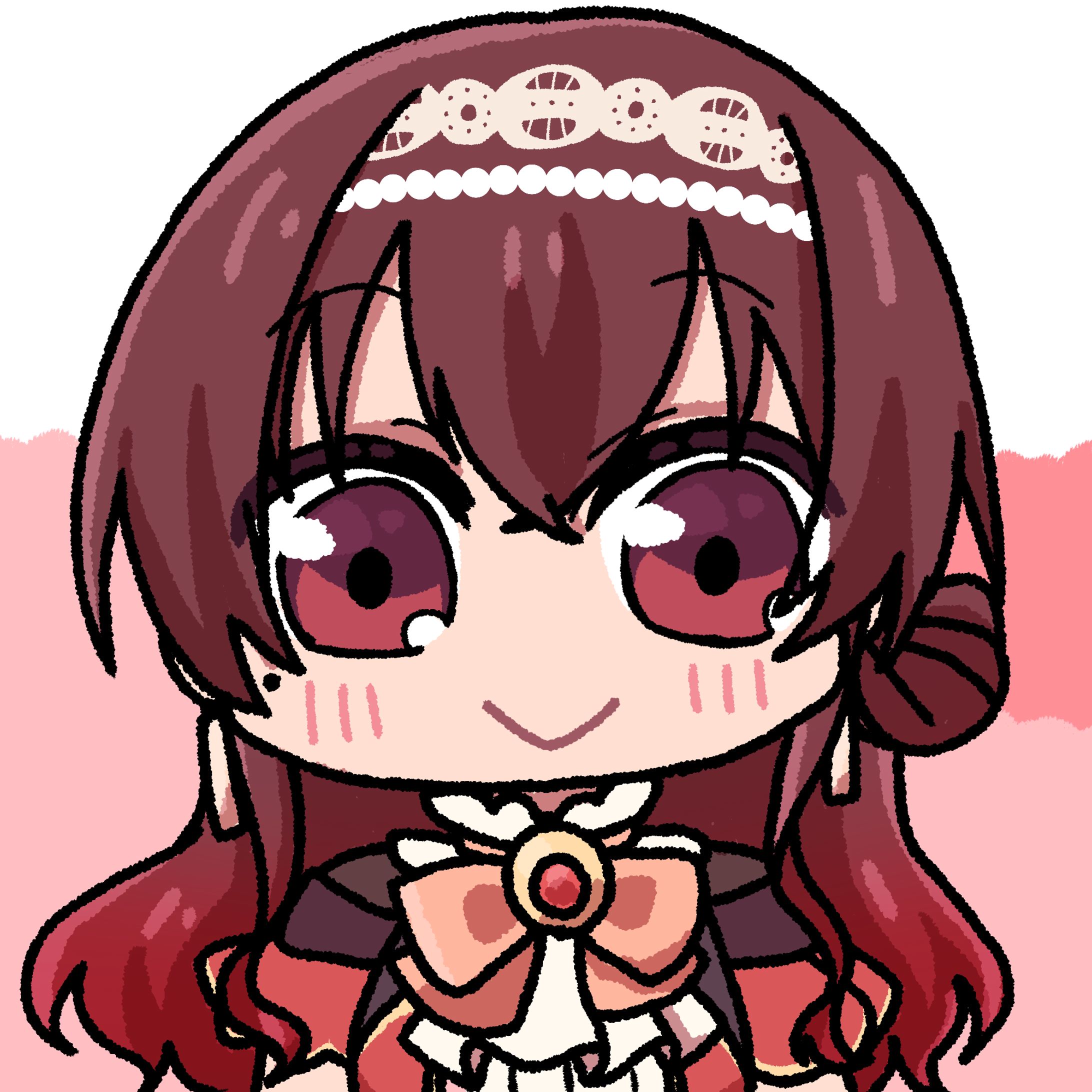 【ミニキャラ】紅乃みやこ様（ファンアート）（表情差分あり）-1