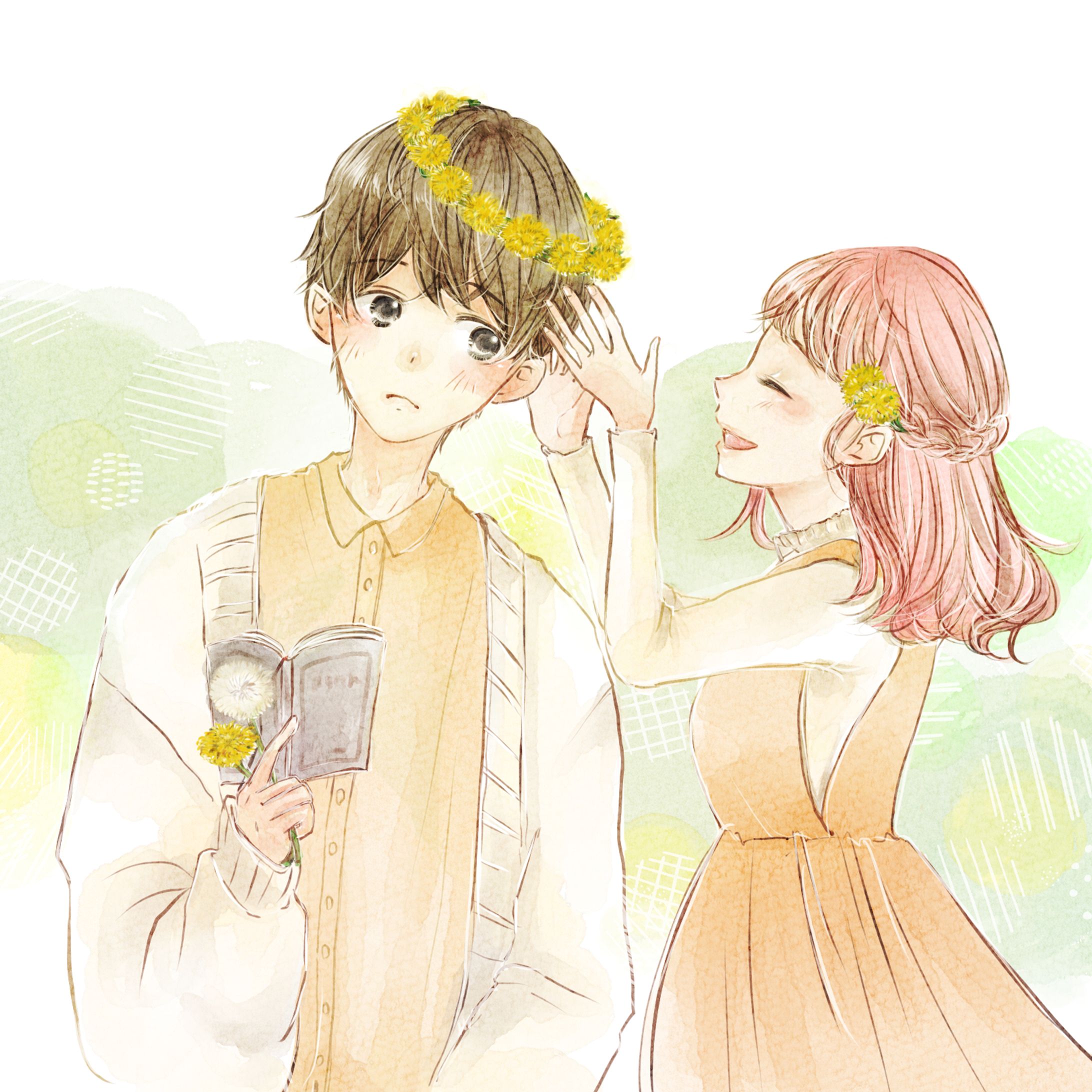 カップルイラスト　3月-1