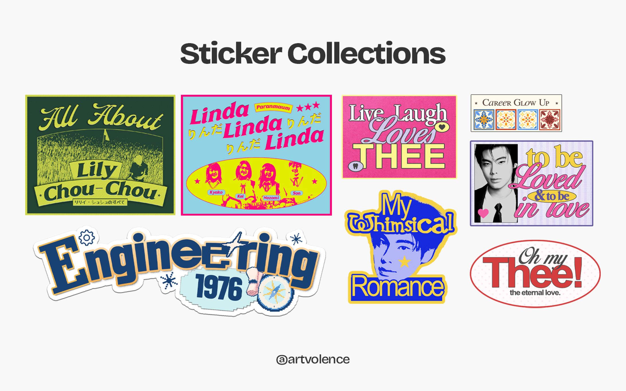 [SELF PROJECT] Sticker Collections-1