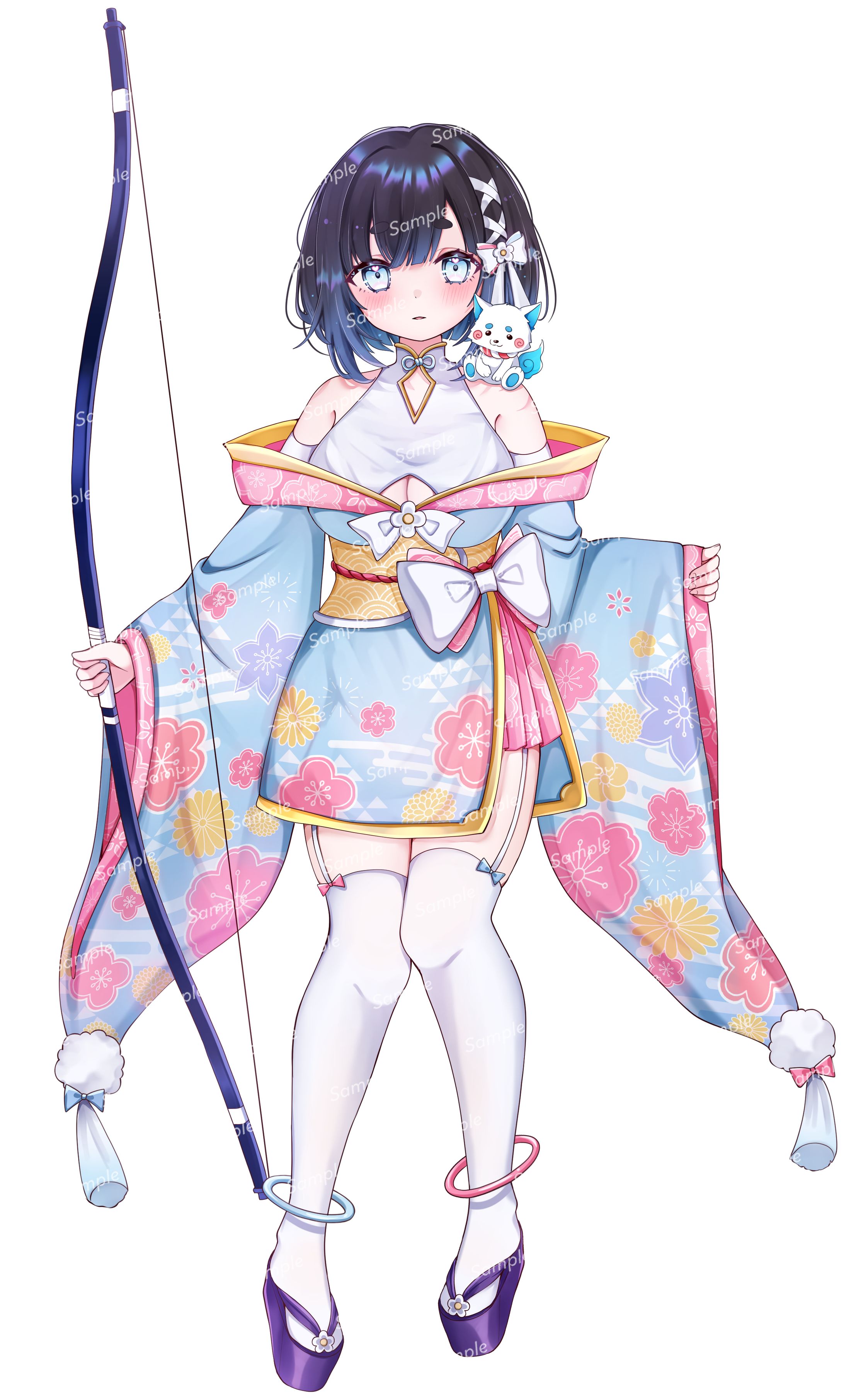 【お仕事】弓狩いと様　立ち絵・キャラデザ制作-1