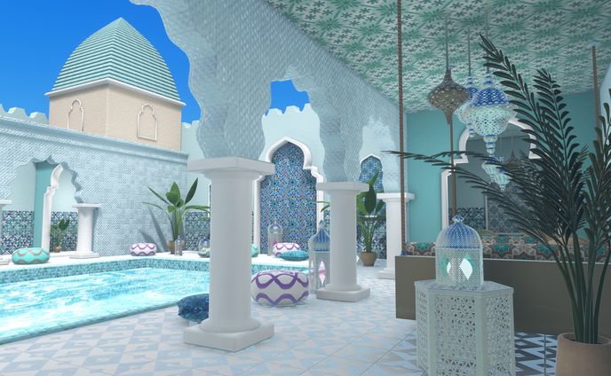 【販売World】Moroccan Pool House