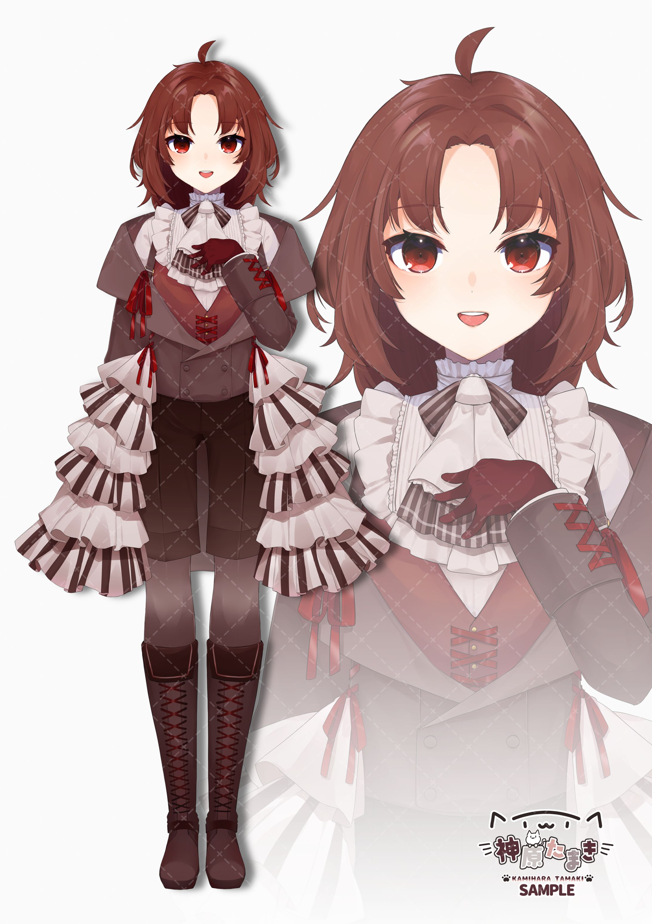 キャラクター立ち絵｜魁優奈-1