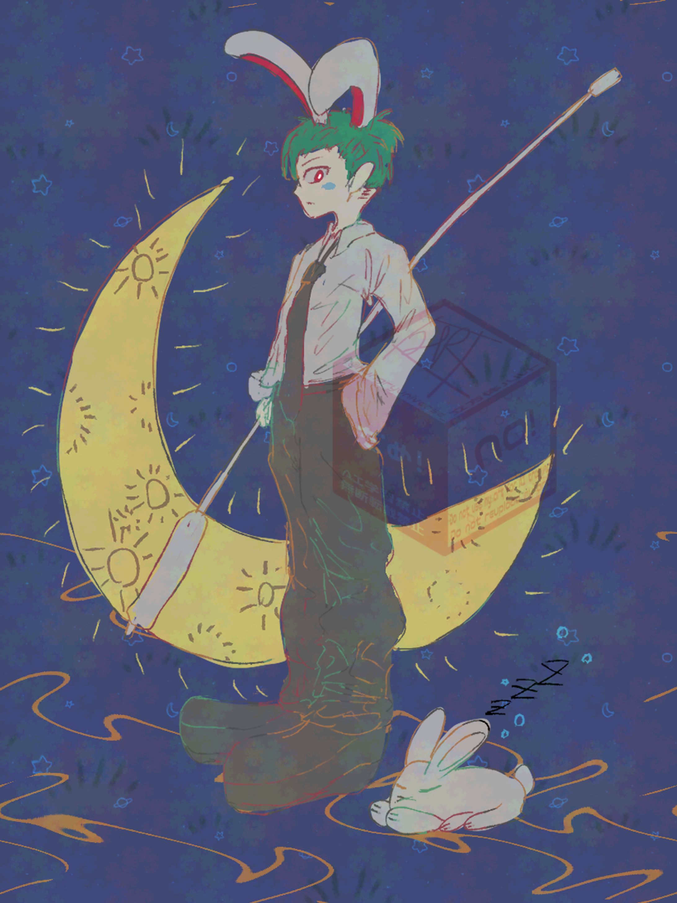 真夜中うさぎ-1