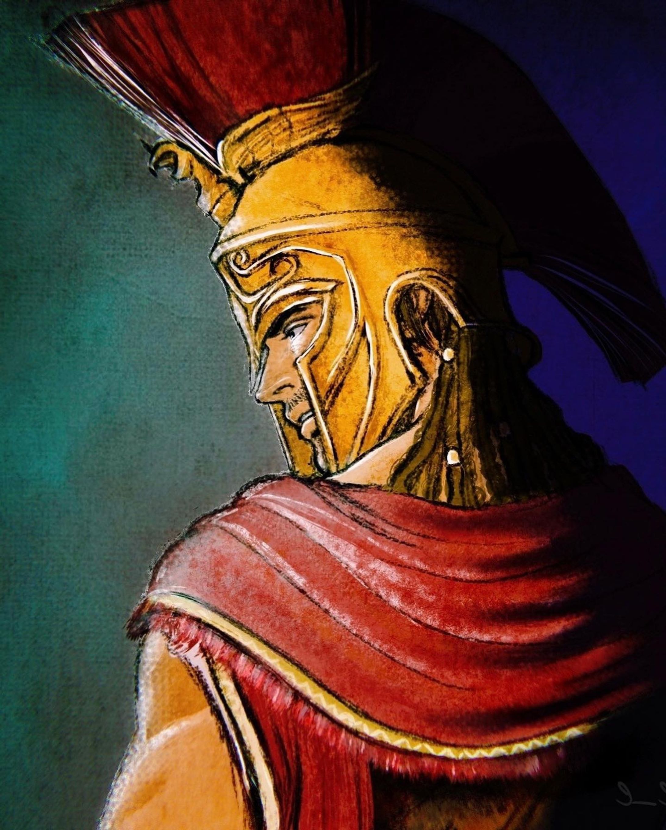 #assassinscreedodyssey #alexios #fanart #アサシンクリードオデッセイ #アレクシオス #イラスト #infinitepainter-1