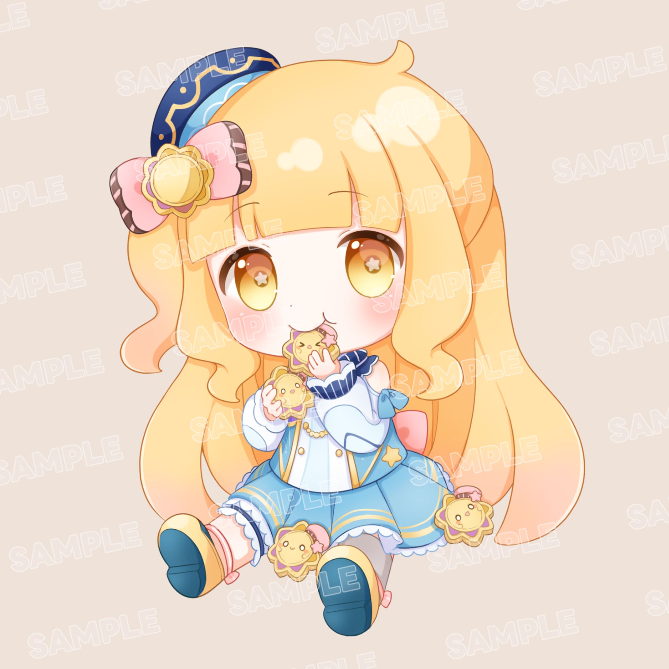 【お仕事】星宮うらな様/SHOWROOMアバター用イラスト-1