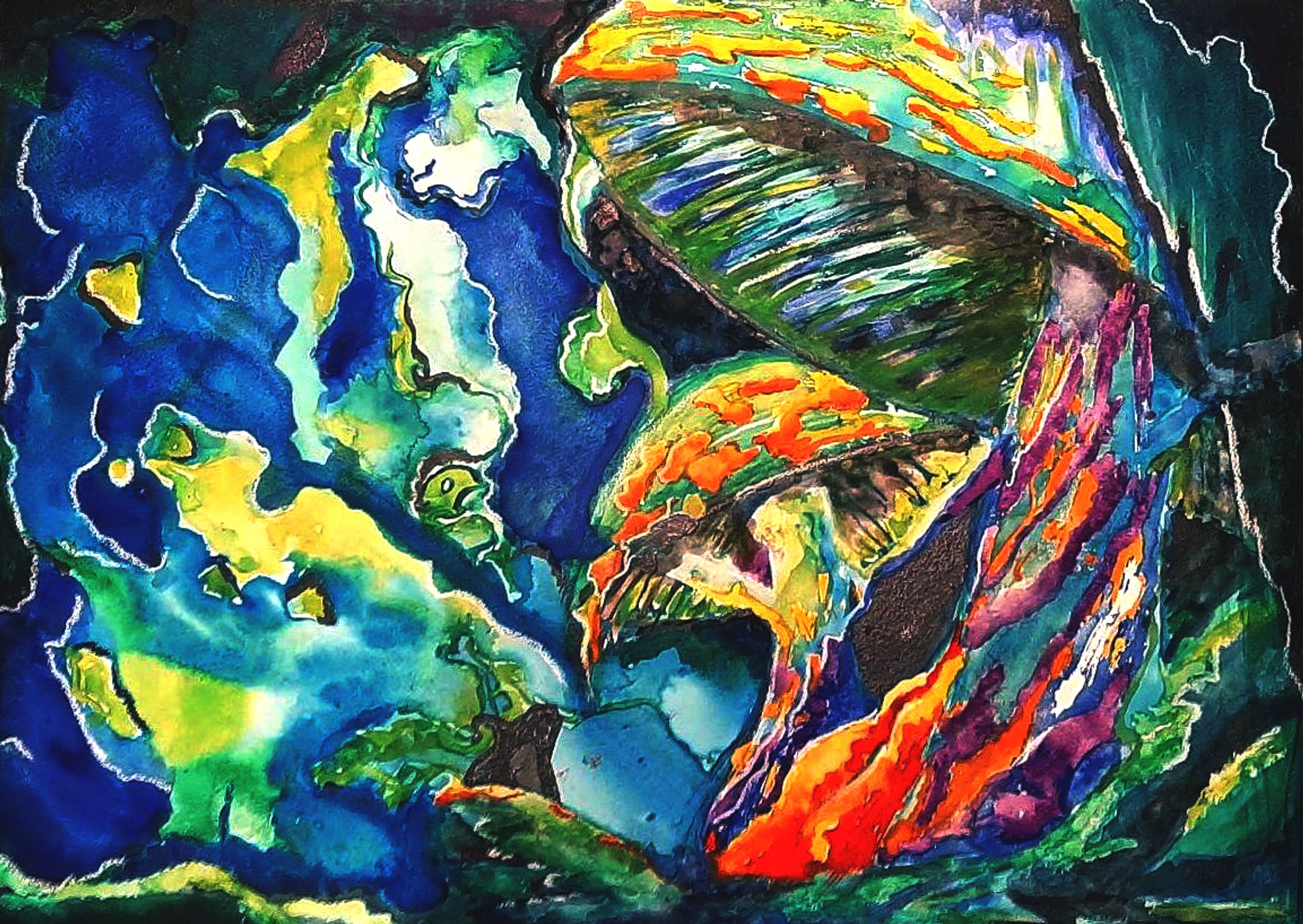Watercolor landscape -1