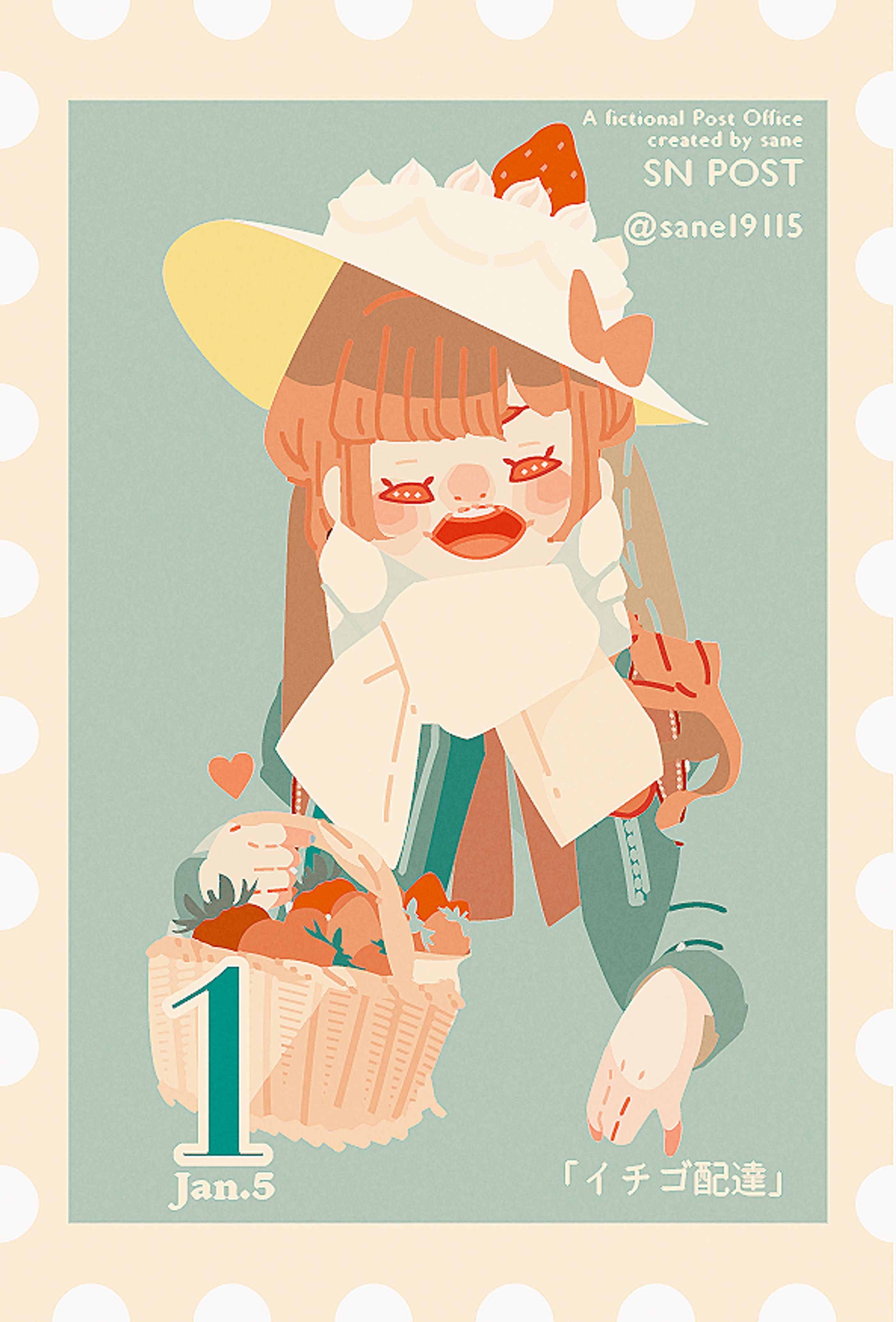 【イラスト】女の子のデフォルメイラスト-1