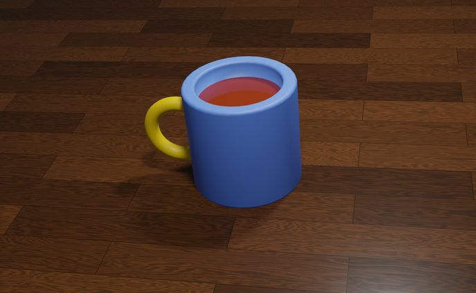 blender練習　コップ
