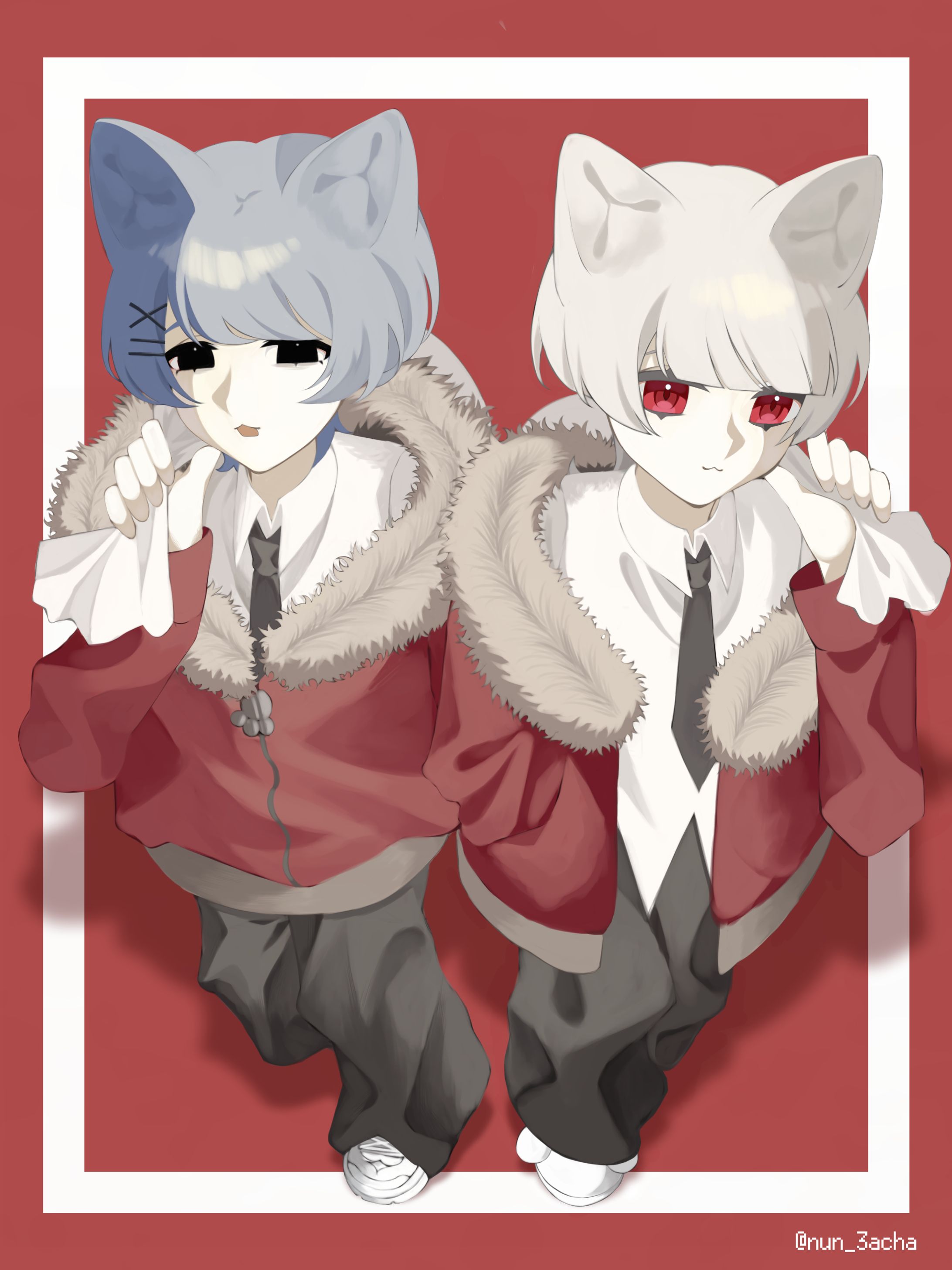 OC厚塗り全身イラスト-1