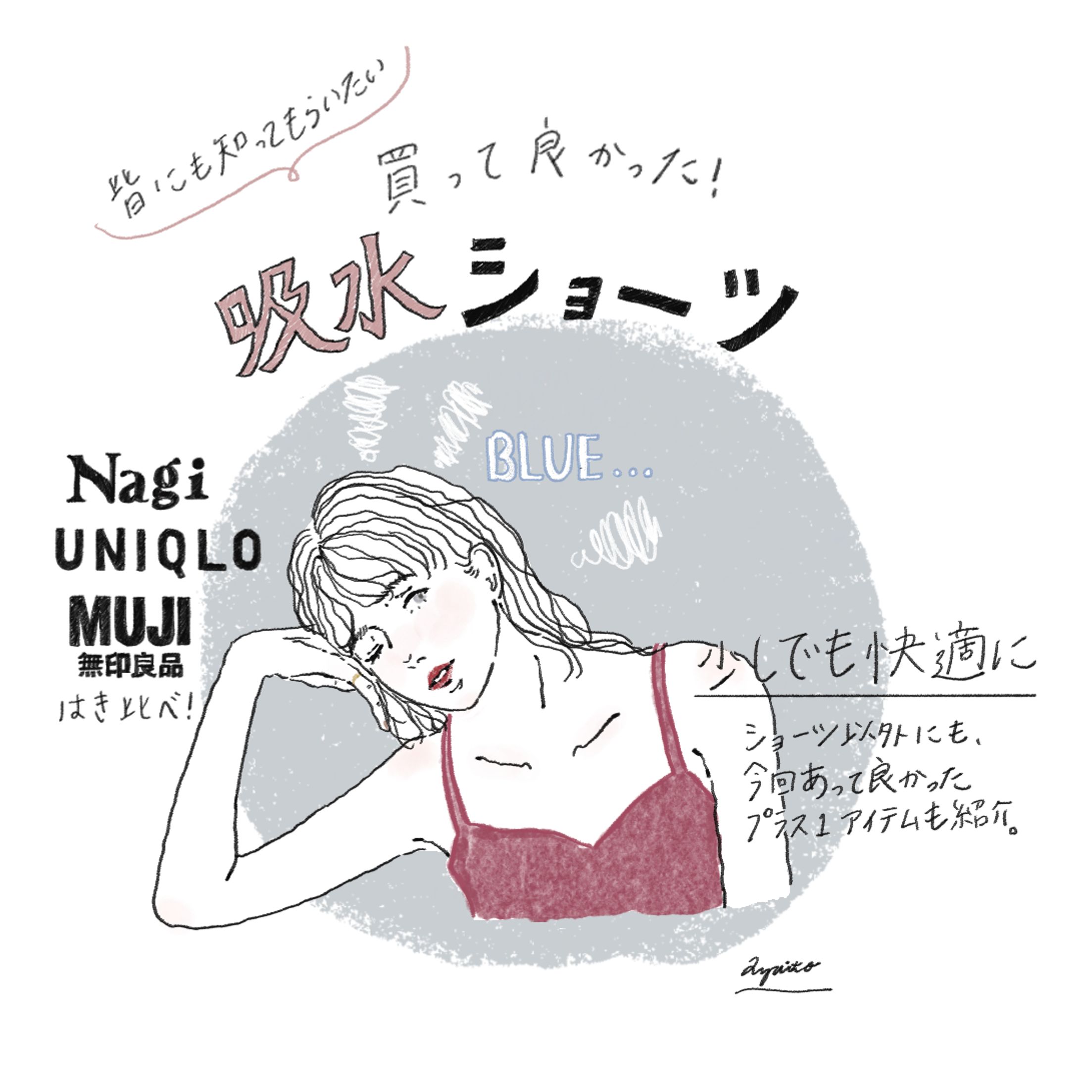 【オリジナル】偏愛アイテム紹介イラスト-1