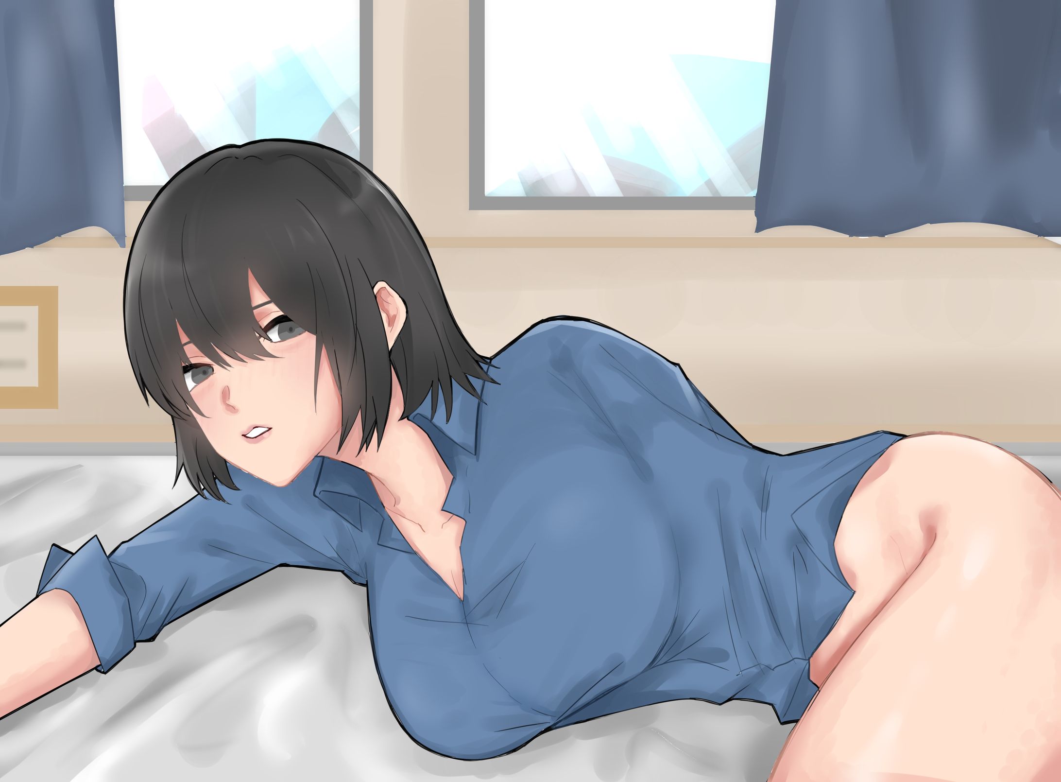 朝の女性イラスト-1
