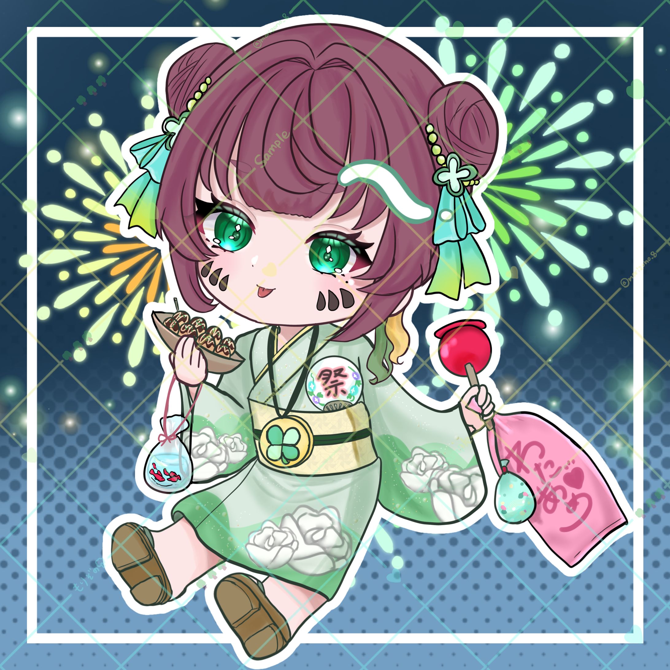 【創作】もりぞの浴衣SD-1