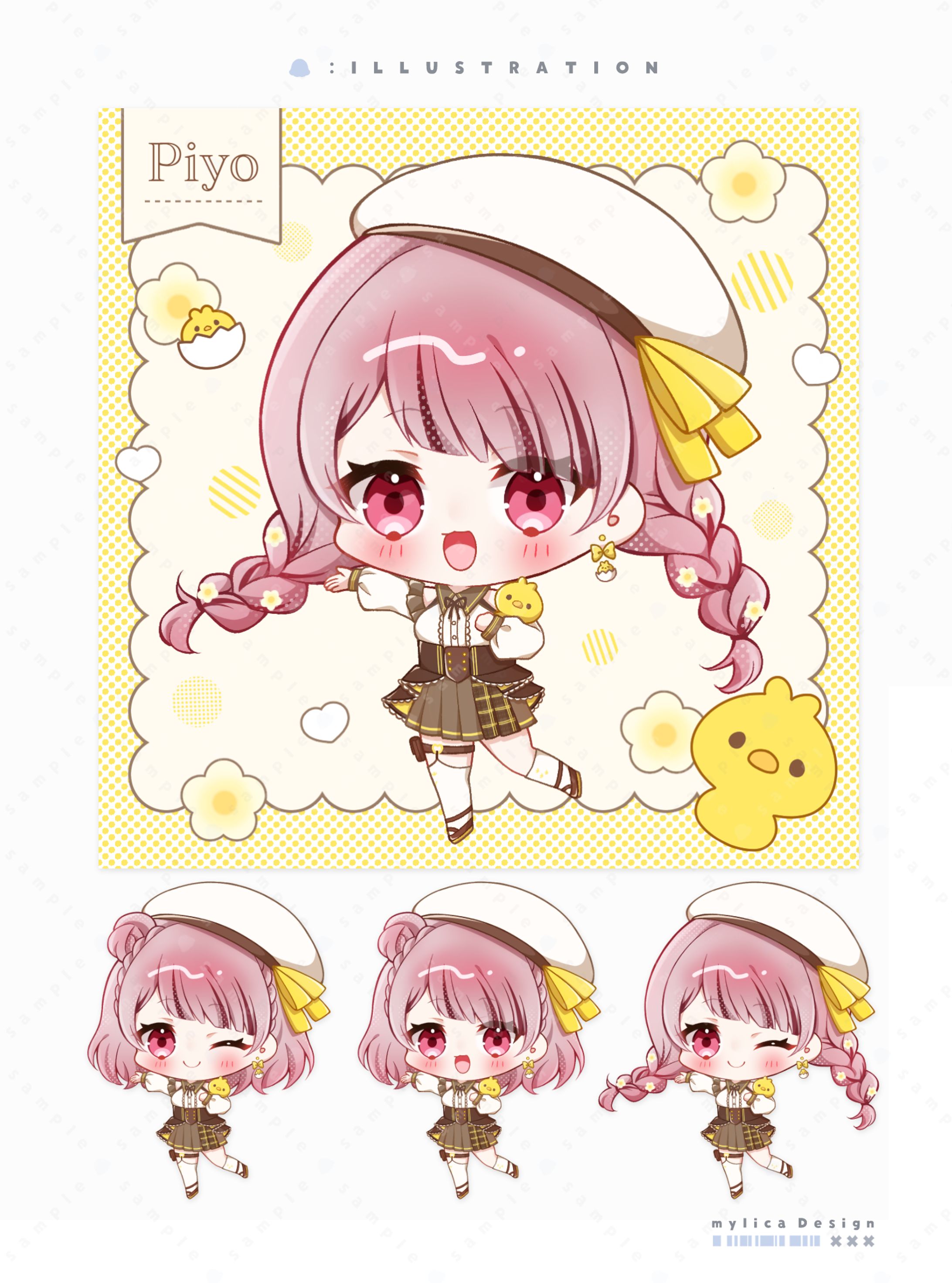 ぴよたん /  MINI ILLUSTRATION-1