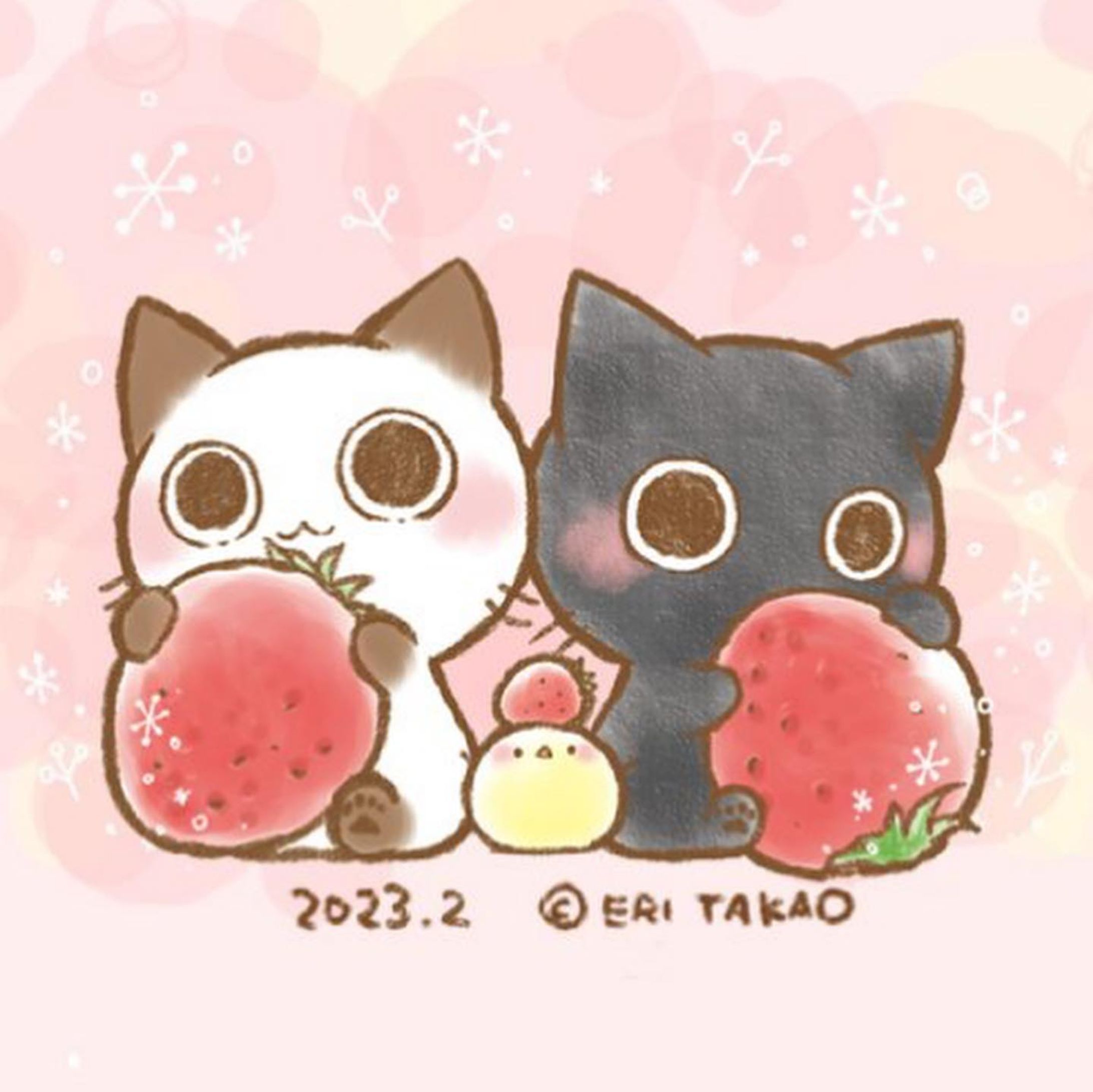 🍓２月の壁紙🍓

TwitterとLINEアカウントにて2月の壁紙カレンダー配布しています🌟

※お願い
アイコンへの使用、画像の無断使用、商用利用は禁止しています！

スマホの壁紙等、個人の利用での範囲でお願いします🙇‍

LINEアカウントではコンビニブロマイドとお揃いを配信中です

 #壁紙 #２月  #art_月日
#カレンダー
#いちご
#猫
#ねこ
#cat
#春待ち-1