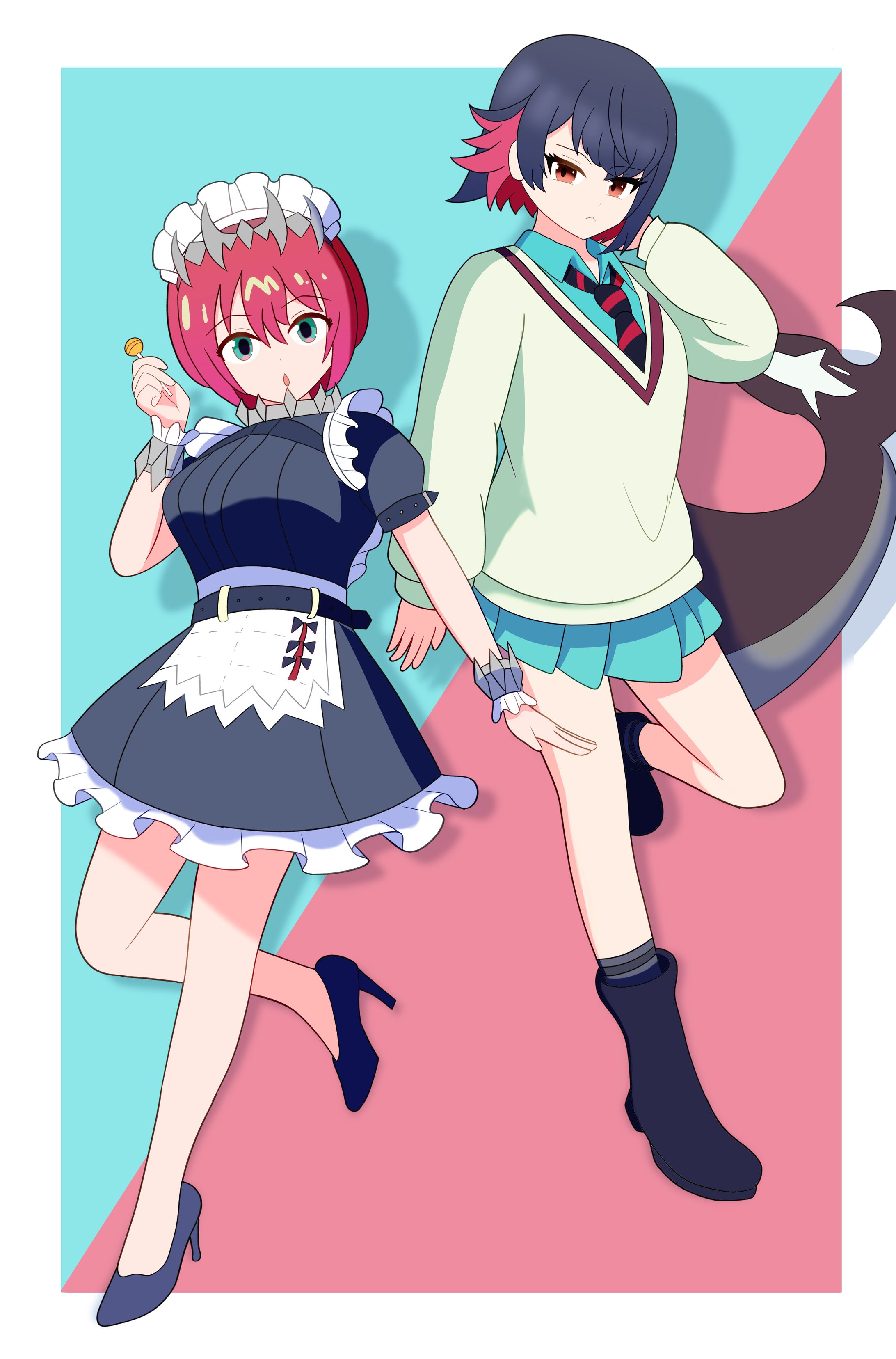 マチュ＆エレンの衣装チェンジ！-1