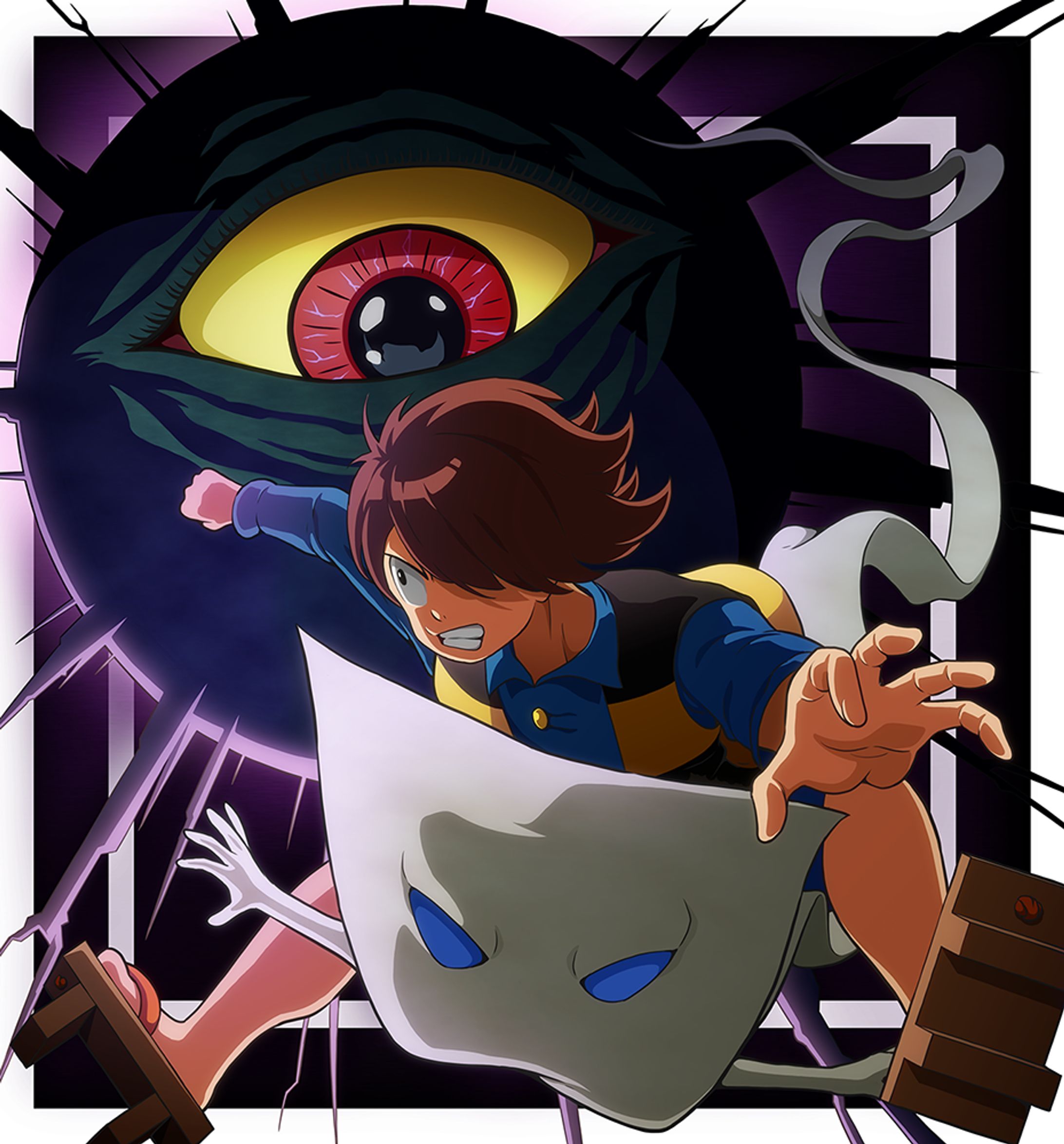 鬼太郎と一反もめんとバックベアード-1