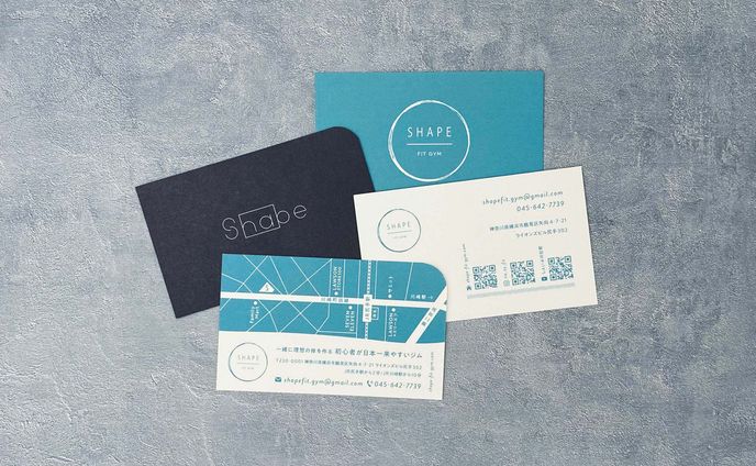 shop / business cards - SHAPE FIT GYM