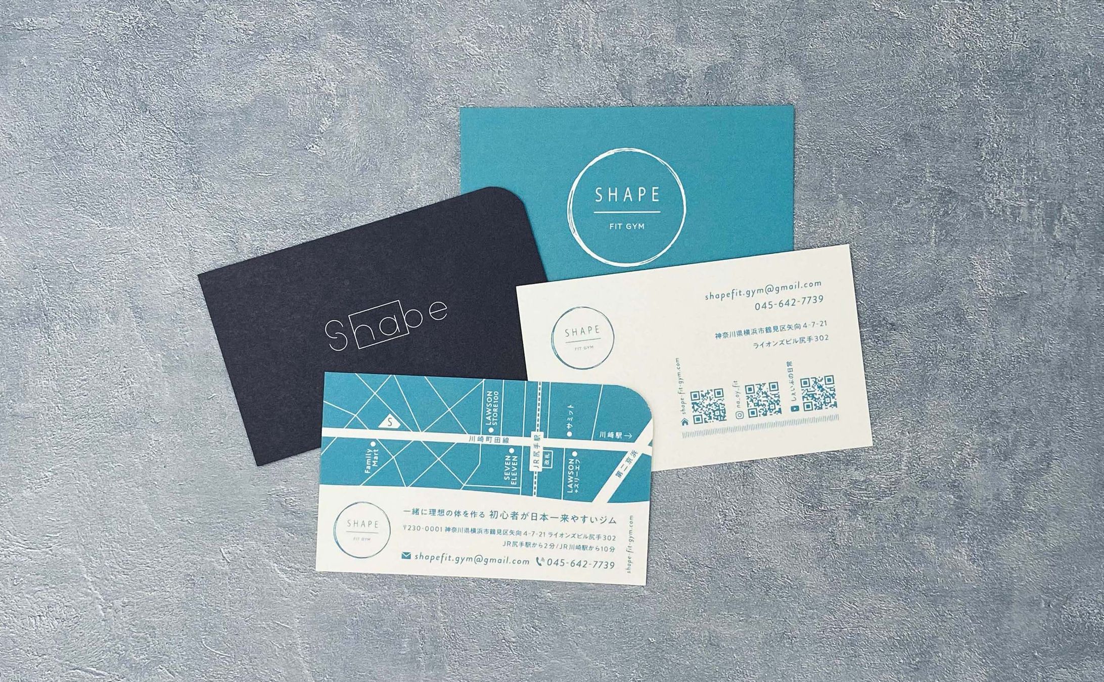 shop / business cards - SHAPE FIT GYM-1