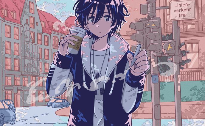 男の子、simple