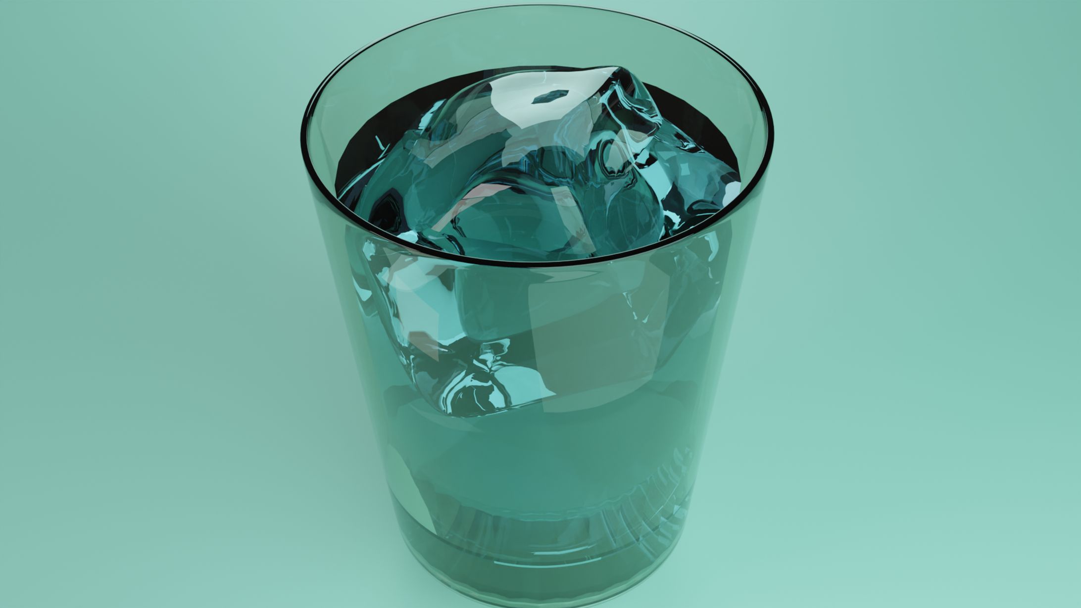 blender　モデリング　グラス-1