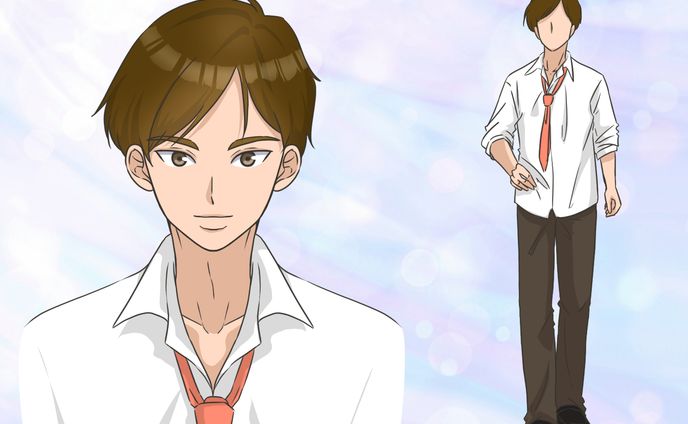 漫画イラストサンプル（ラフ・線画あり）
