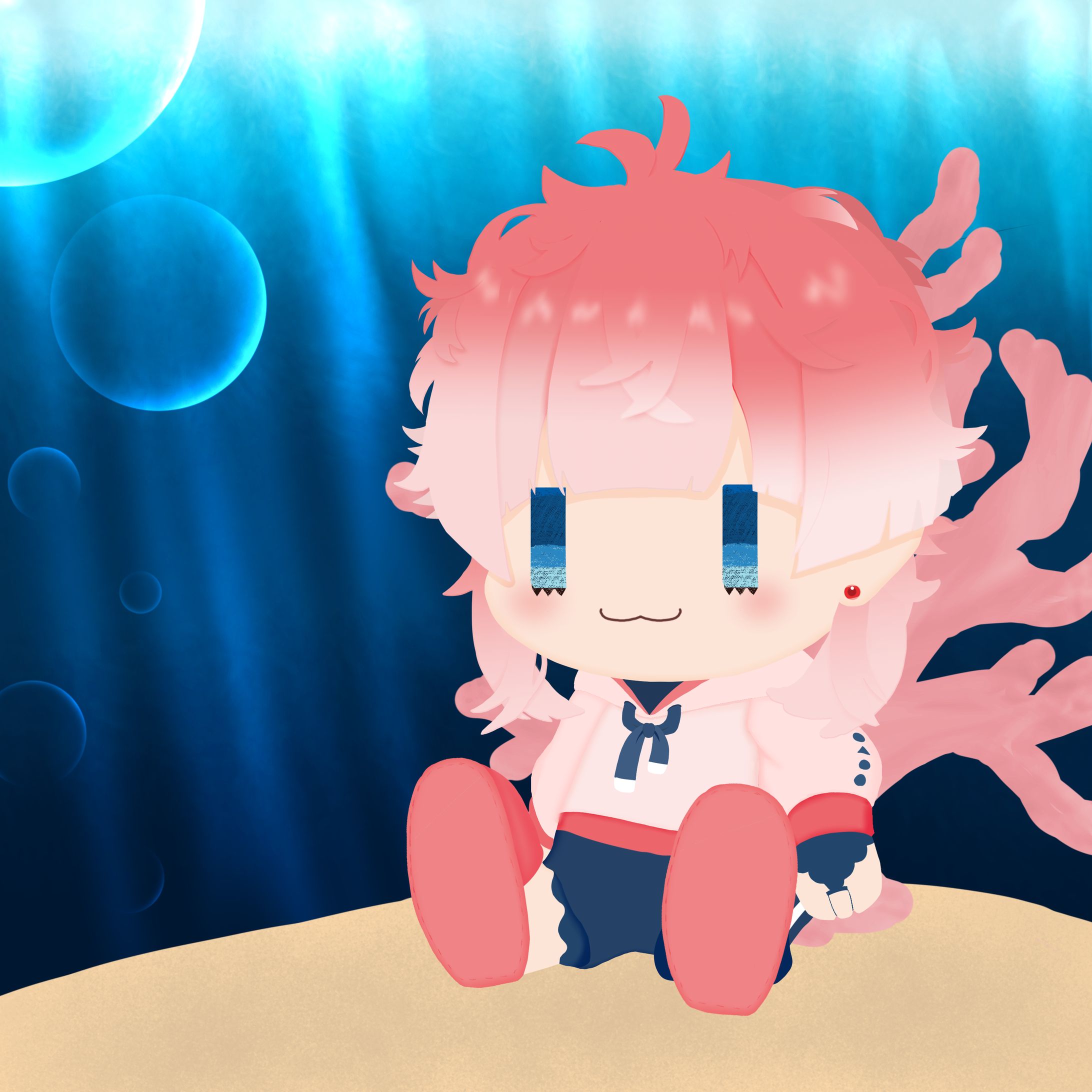 ぬいぐるみ深海ミッドさん-1