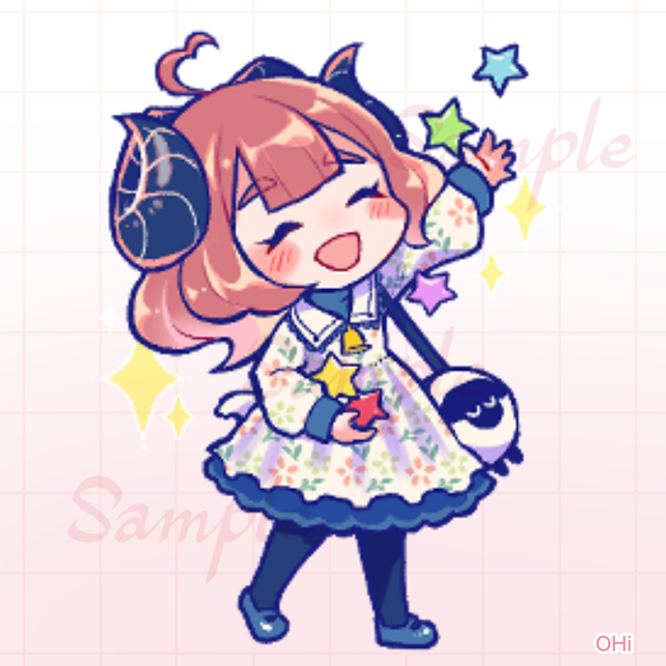 ミニキャライラスト（OHi）-1
