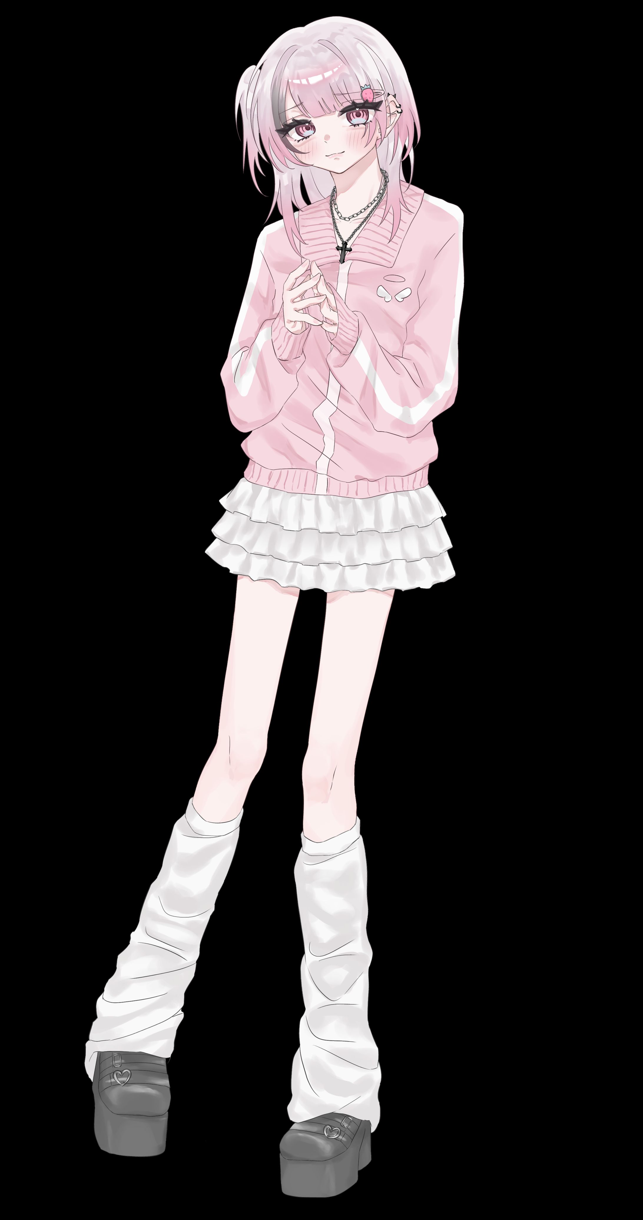 苺緒兎 等身全身立ち絵-1