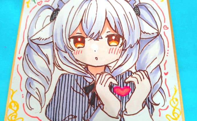 【BOOTH】ミルティナ アナログ原画 