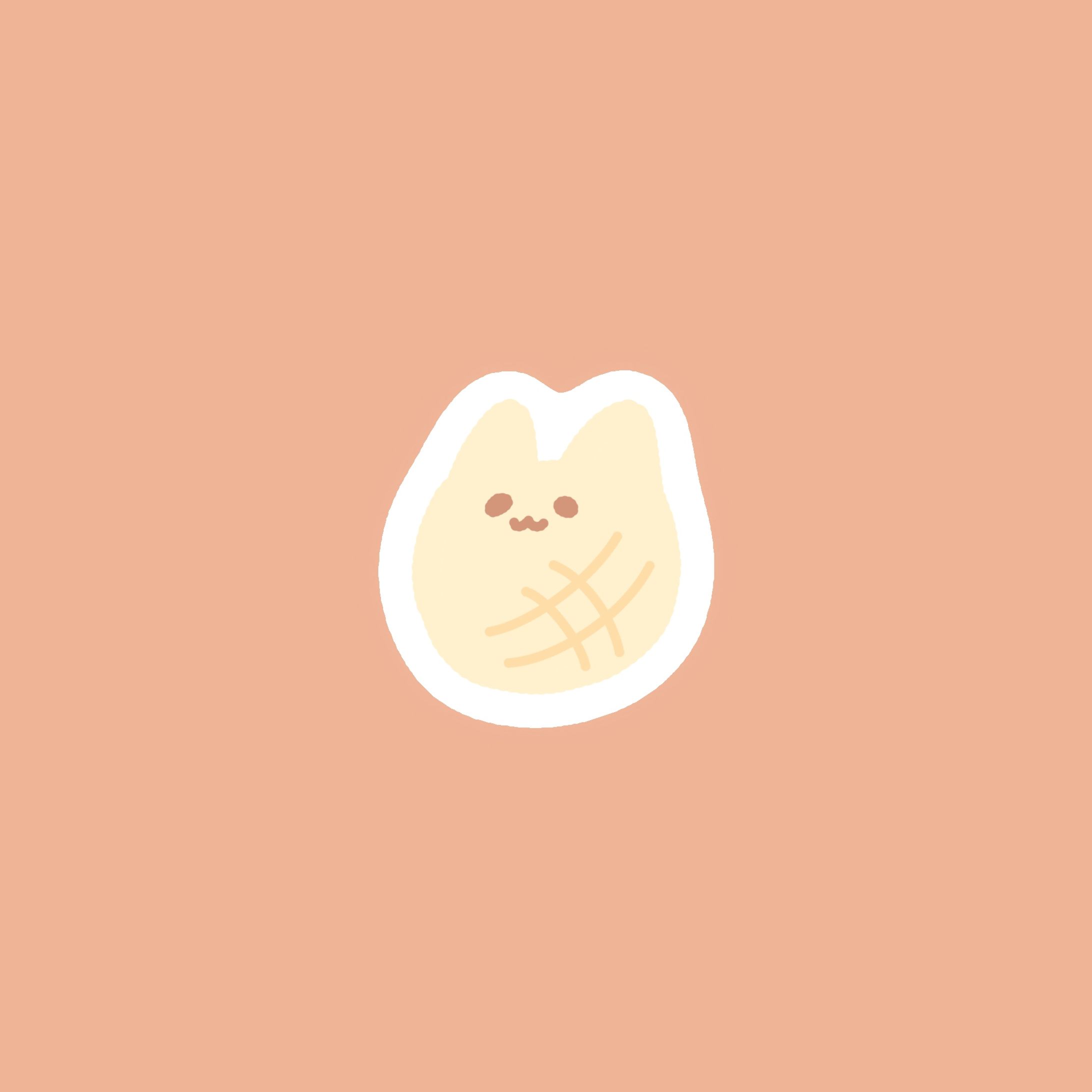 イラスト_ねこ×食べ物-1