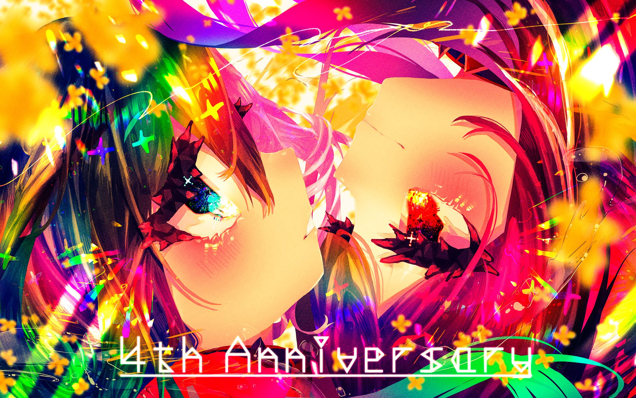 創作4周年記念イラスト-1