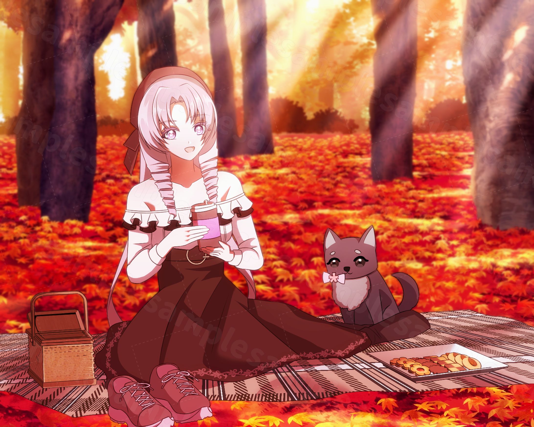 Vtuber様一枚絵作成-1