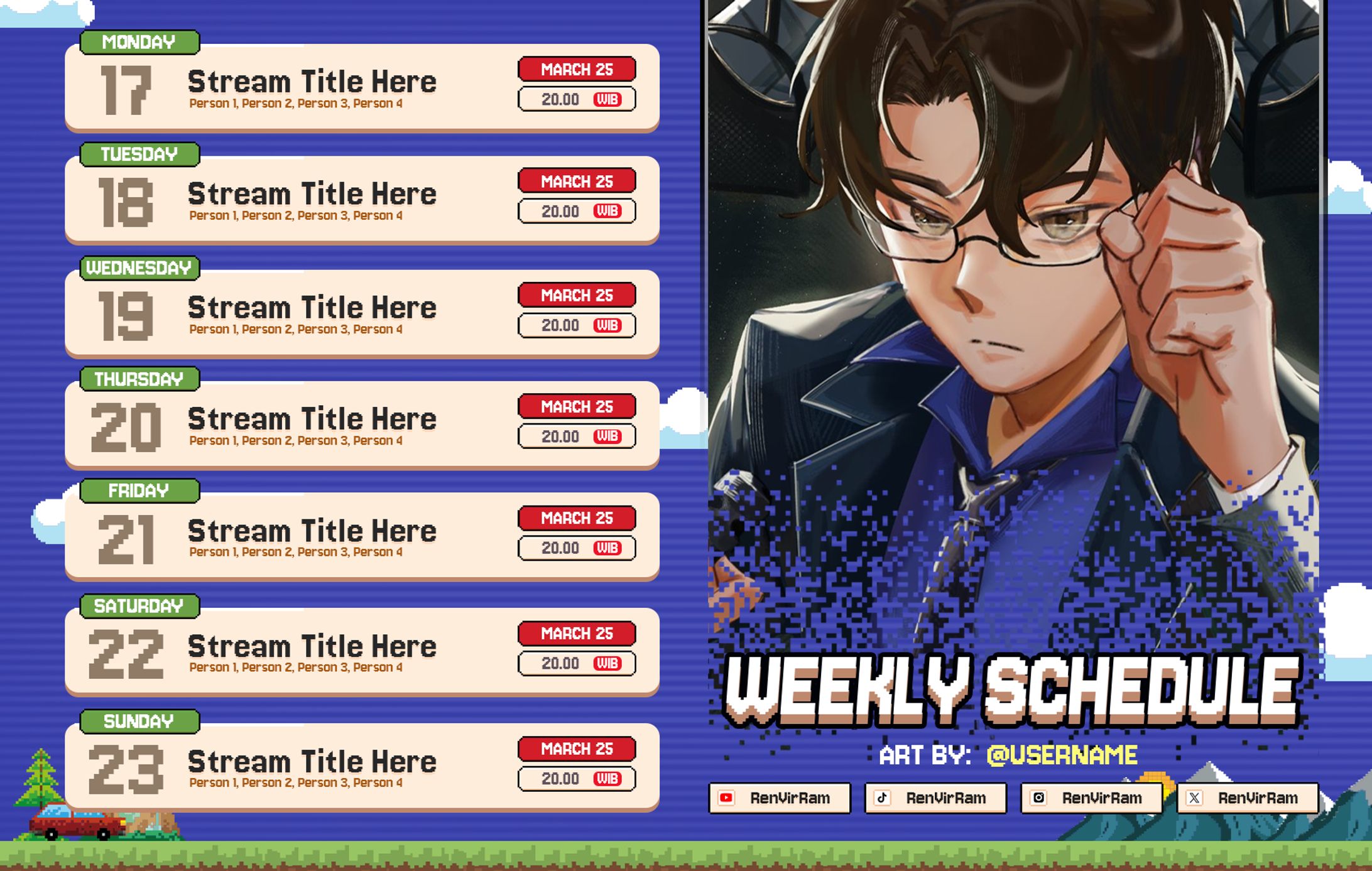 RenVirRam Schedule-1