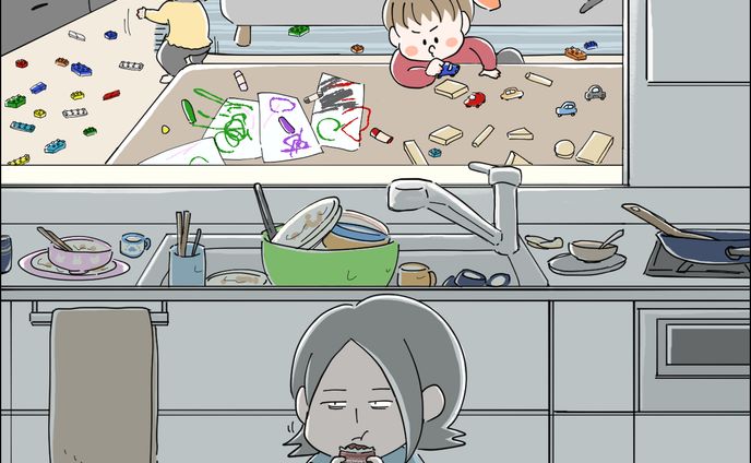 work♡イラスト、育児