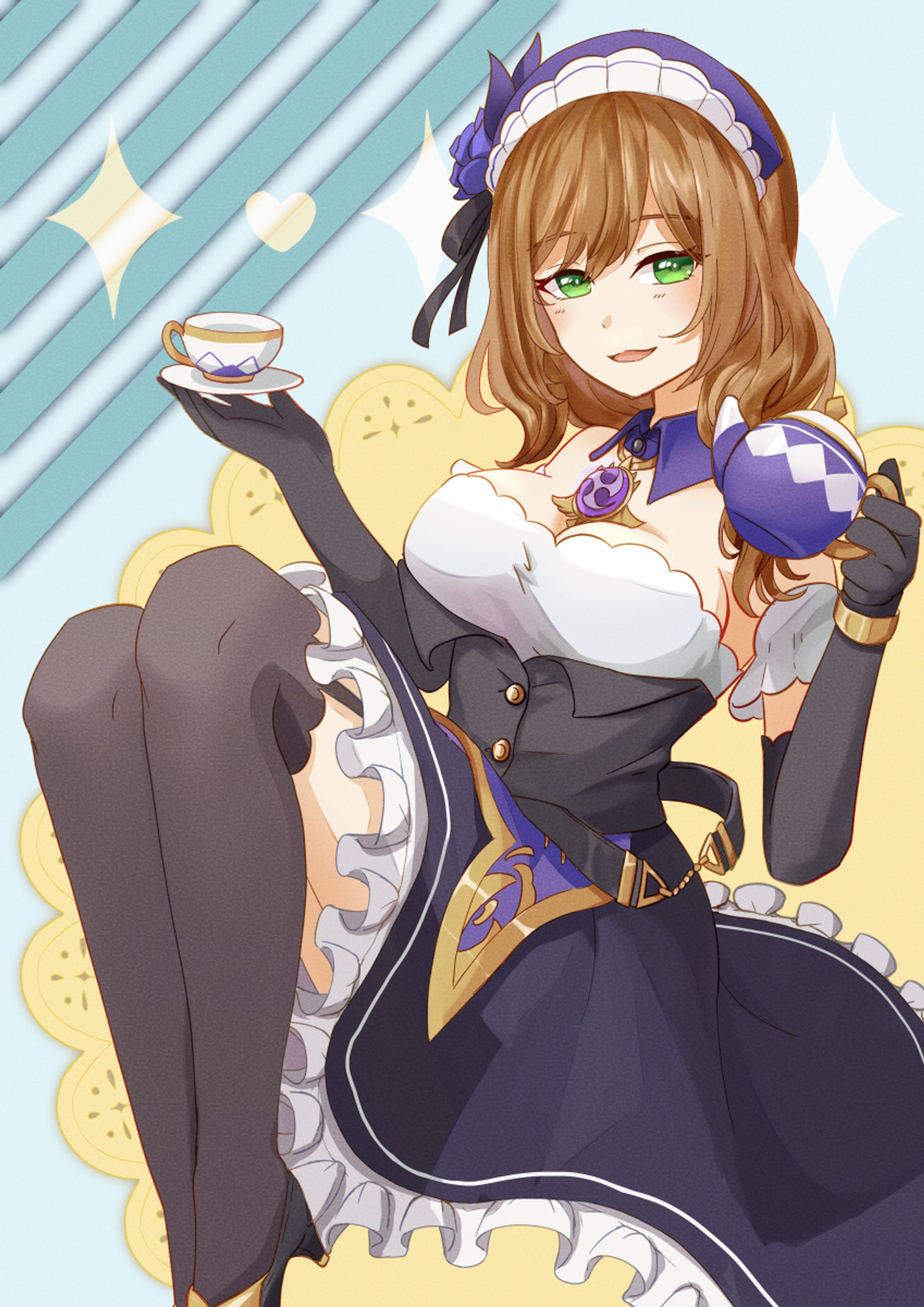 原神（リサ）ファンアート-1