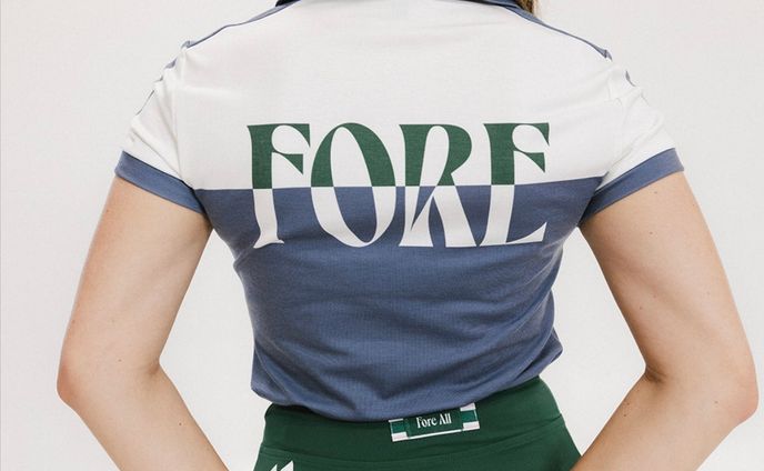 Angie Polo - Color Block Indigo　￥20.500（税込）