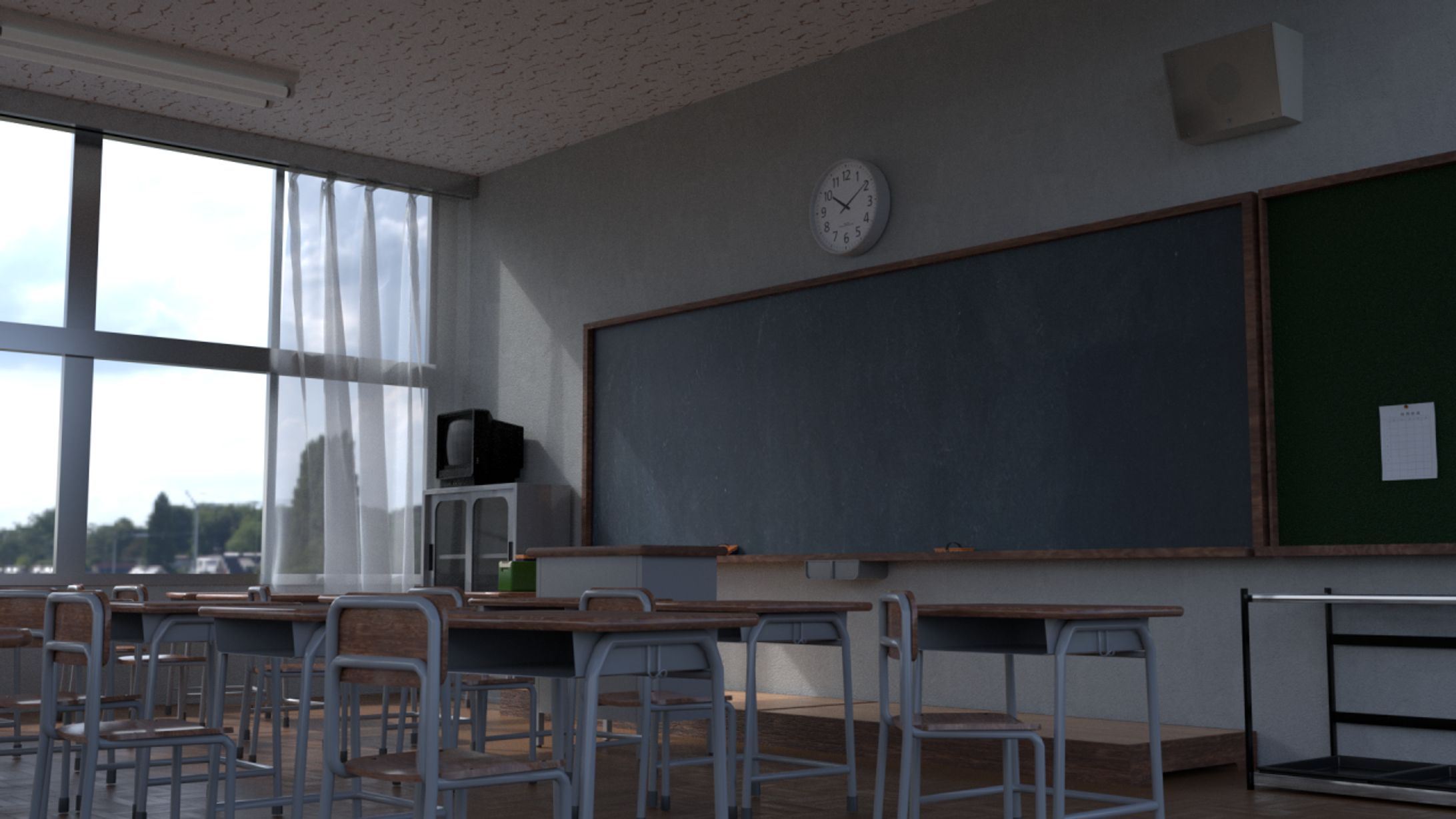 Classroom - 3D model-1