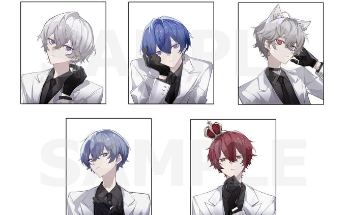 REBEL/ランダムチェキ風トレカイラスト