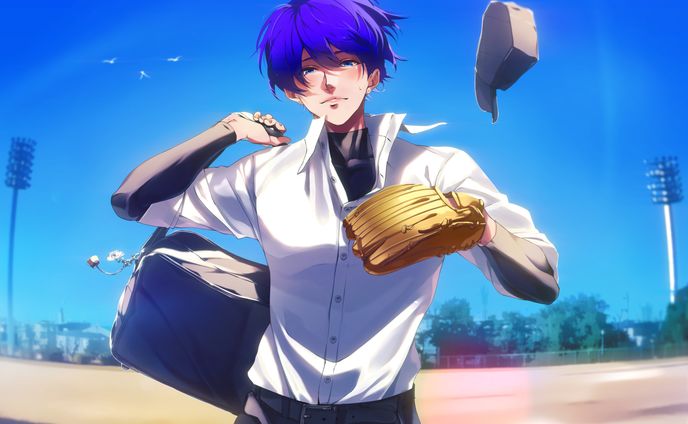 ミニキャライラスト、男
