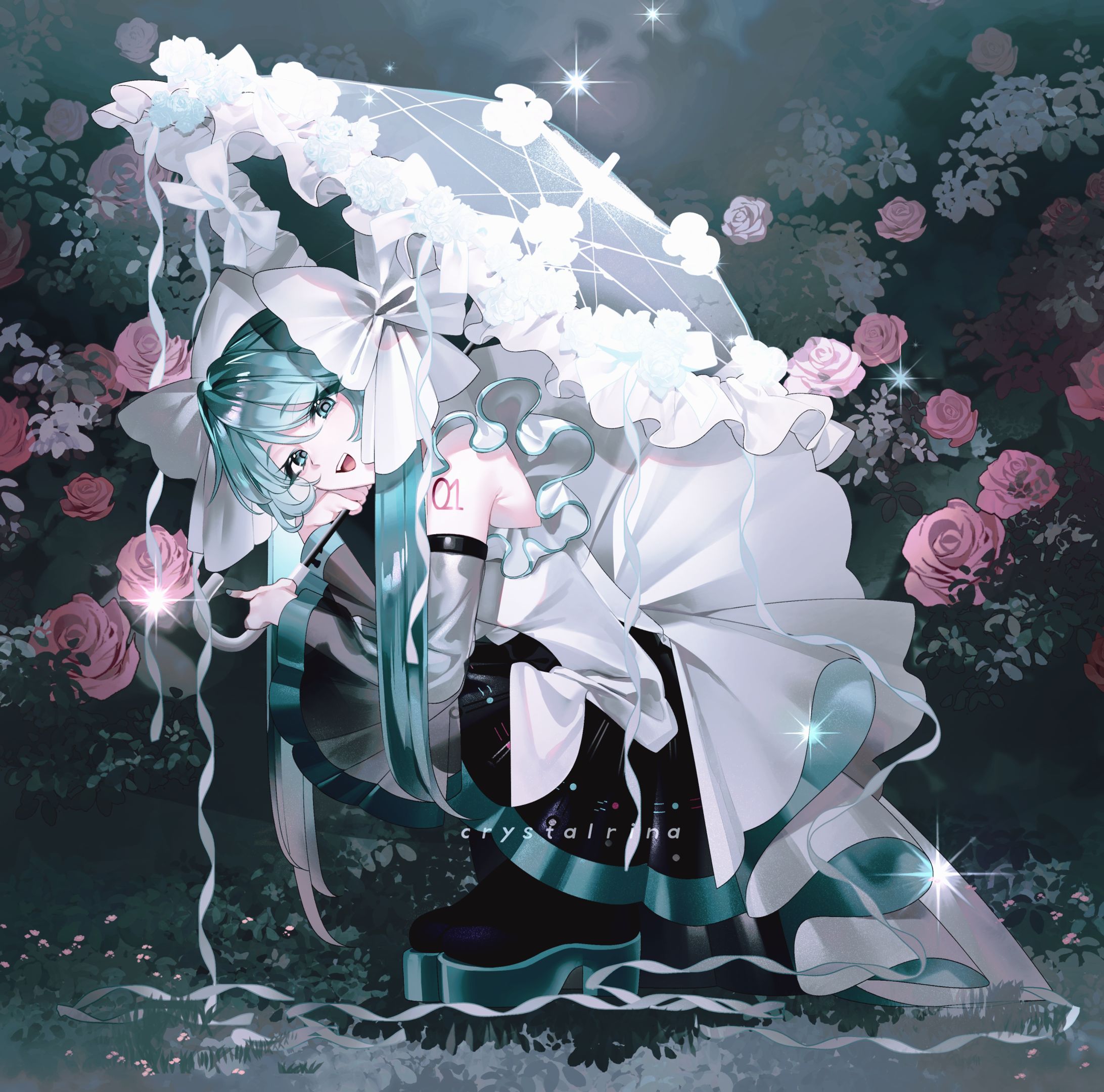 FA: Rose garden - Hatsune Miku-1